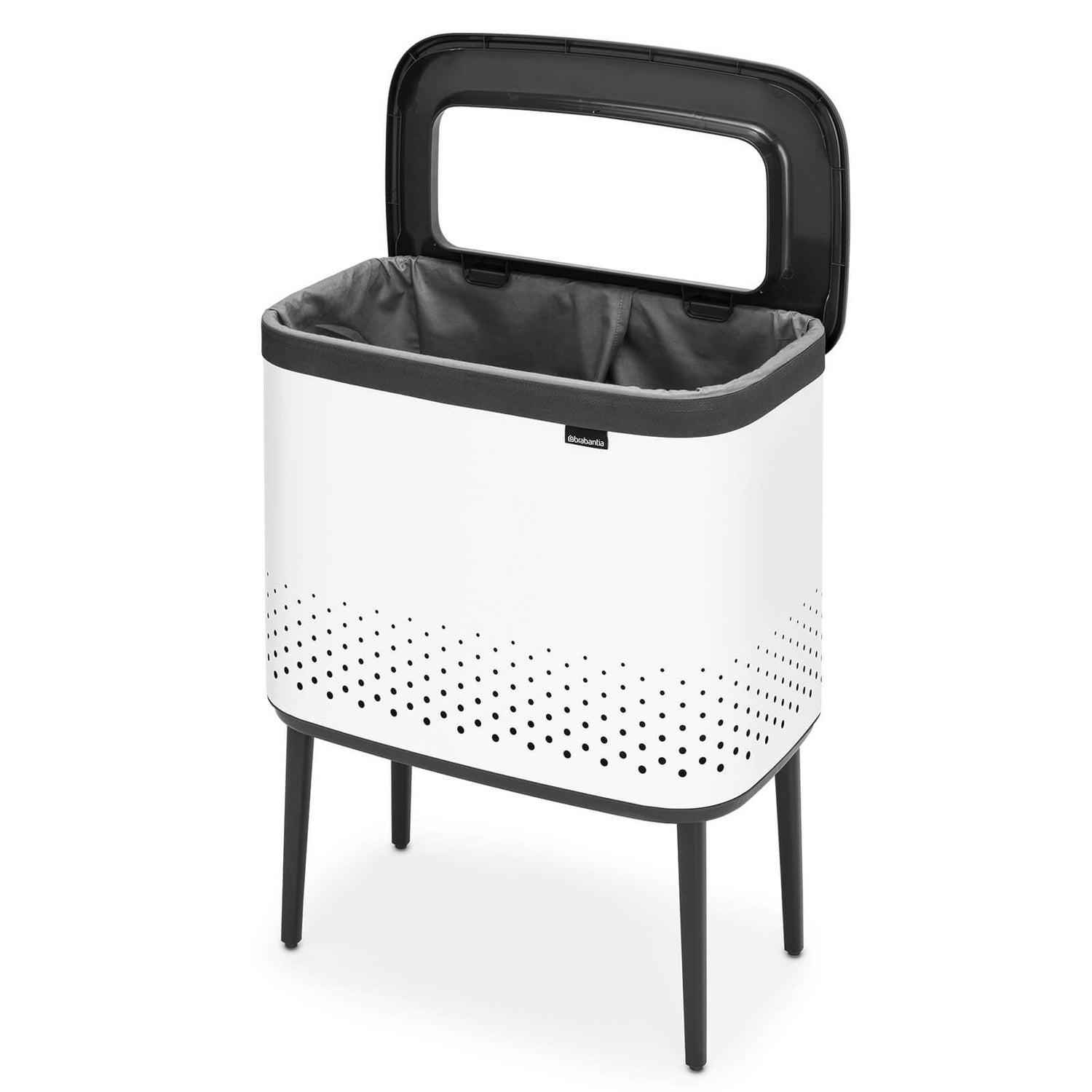 Brabantia Bo Laundry Bin 60 L White