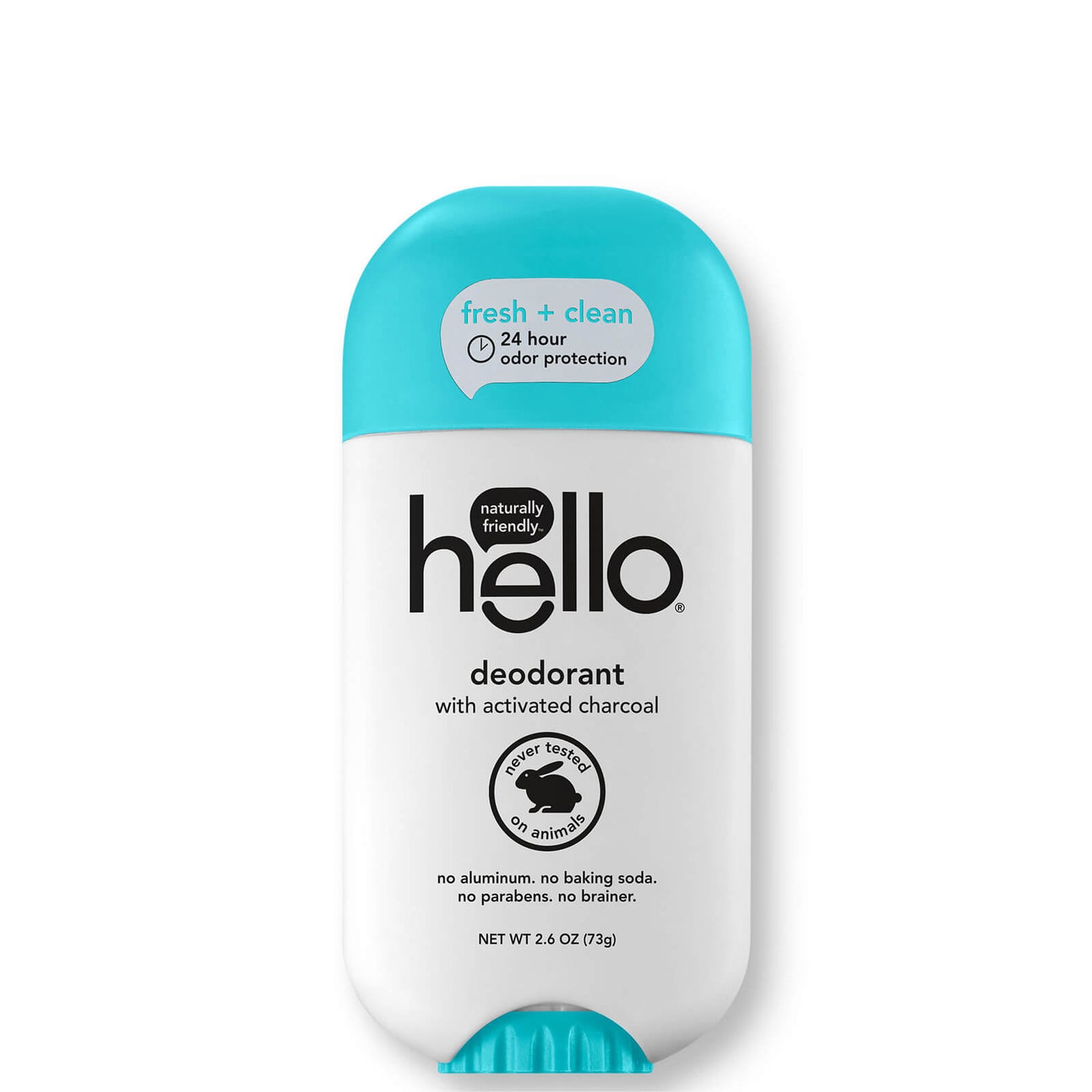 hello Clean and Fresh Deodorant with Activated Charcoal 2.6 oz