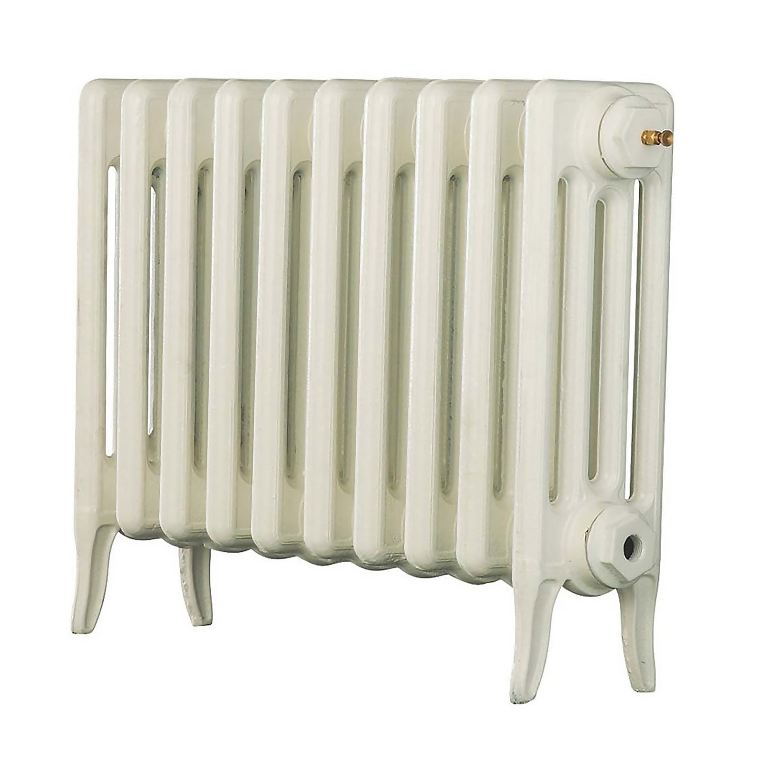 Arroll 4 Column Cast Iron Radiator 634 X 460 White Homebase