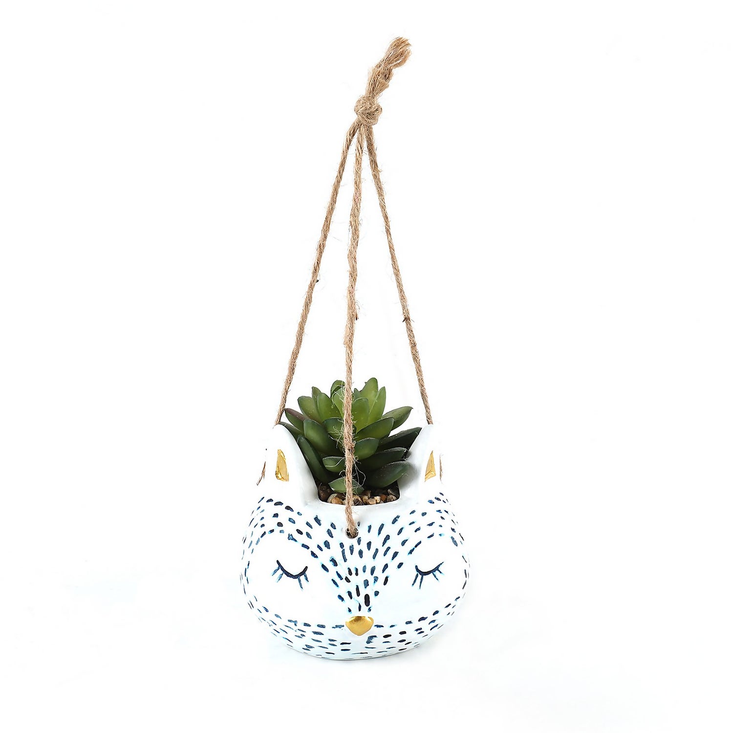 Novelty Animal Hanging Planter Fox Homebase
