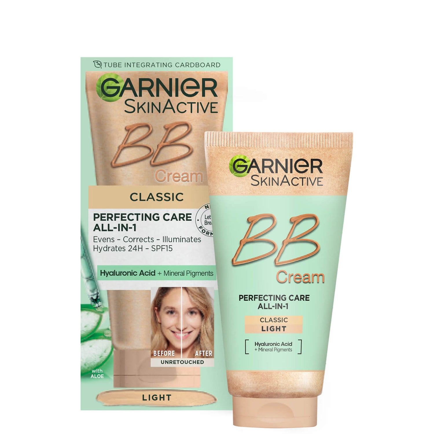 Garnier SkinActive BB Cream Tinted Moisturiser SPF15 Classic Light