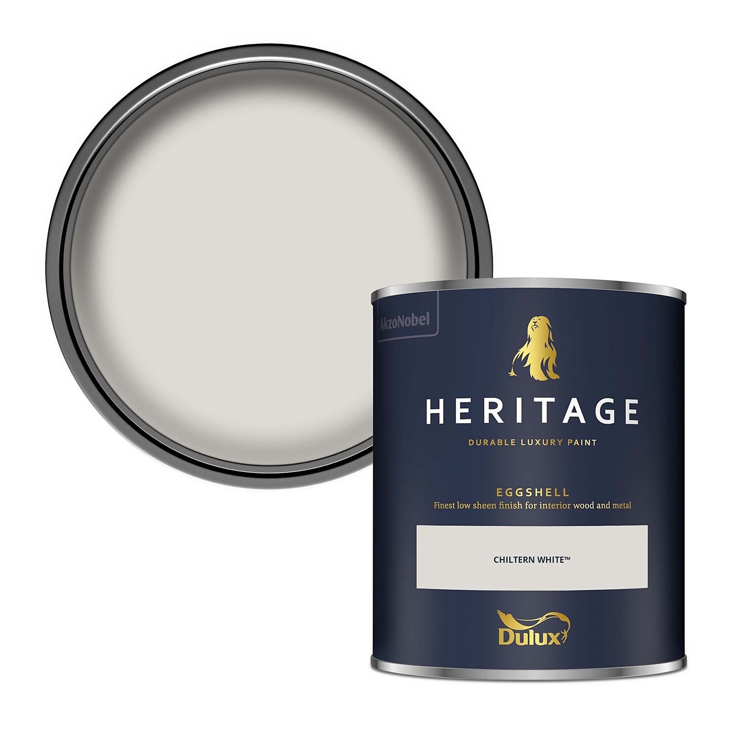 Dulux Heritage Eggshell Paint Chiltern White 750ml Homebase