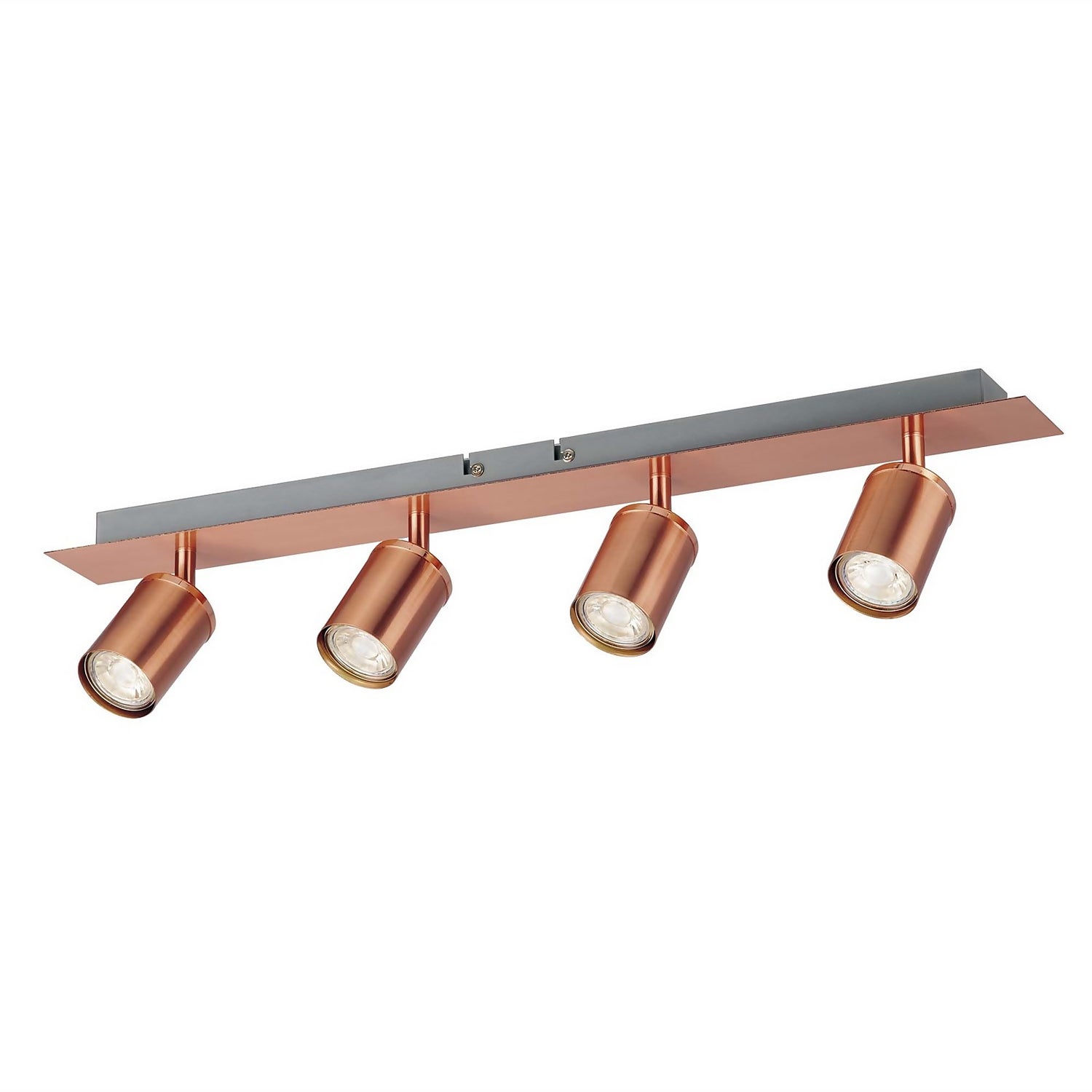 Rose 4 Lamp Spotlight Bar Rose Gold Homebase