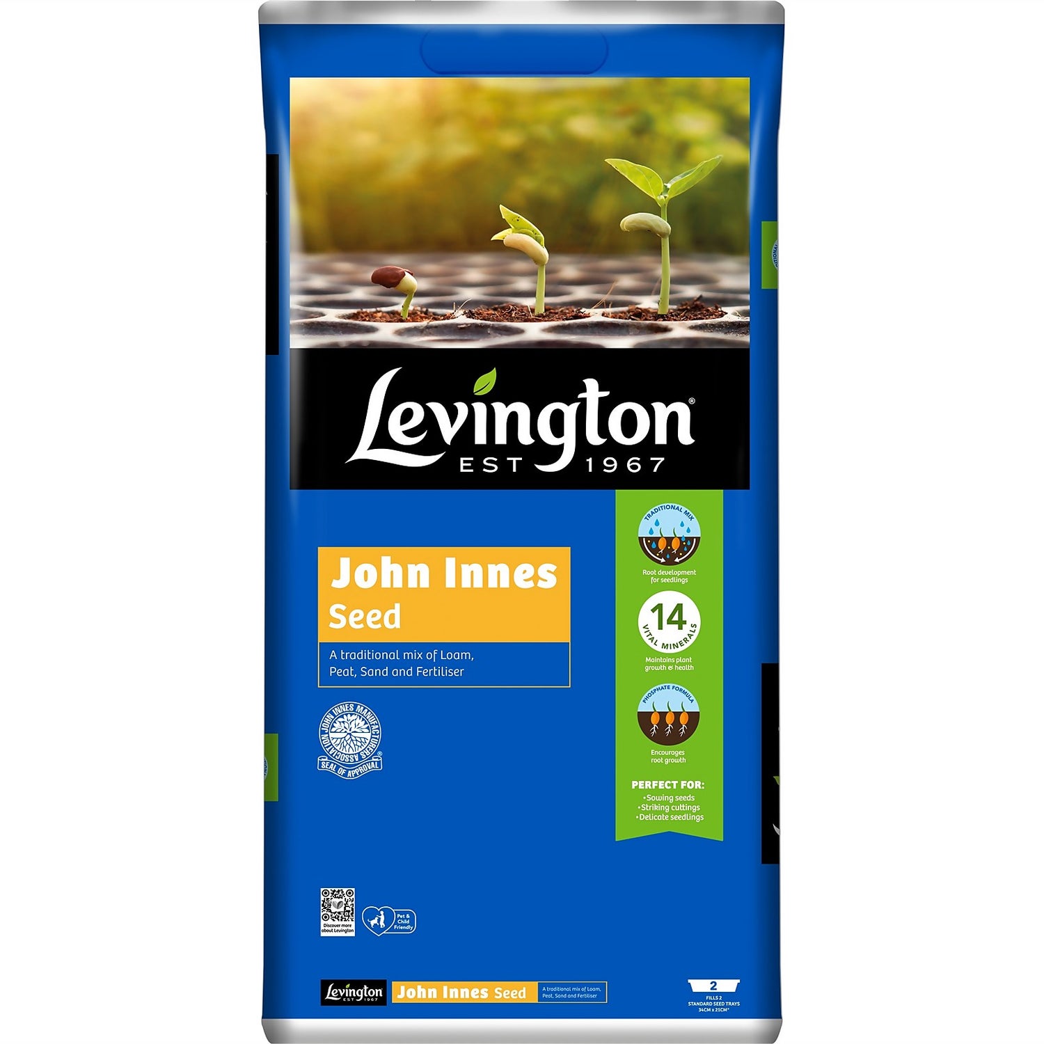 Levington John Innes Seed Compost 10L Homebase