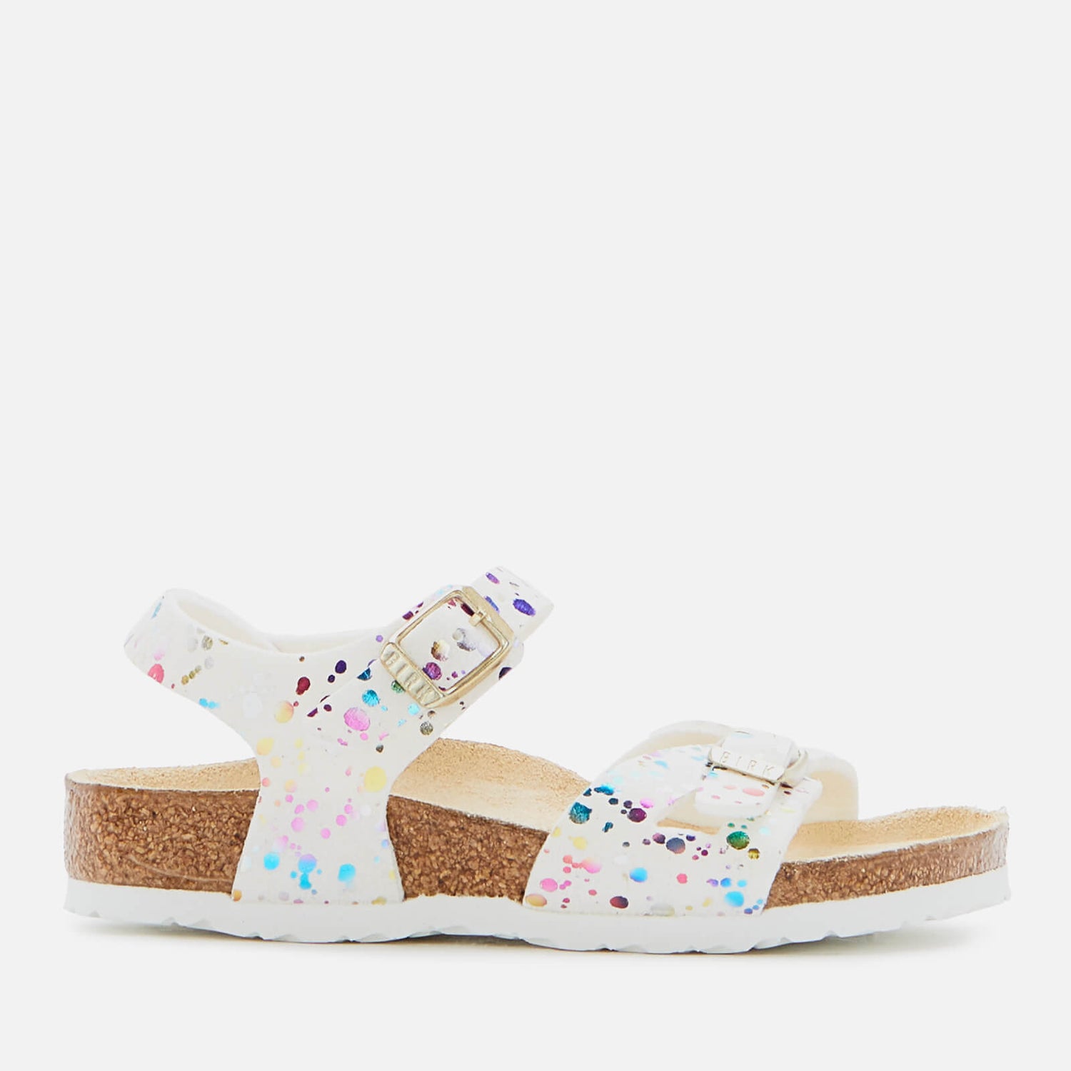 Birkenstock Rio Kids' Sandals - Confetti White | FREE UK Delivery | Allsole