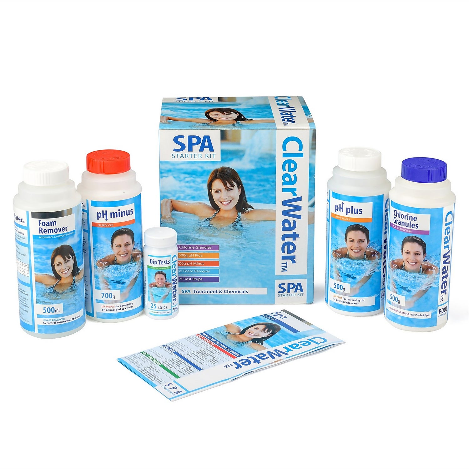ClearWater Hot Tub Chemical Starter Kit Homebase