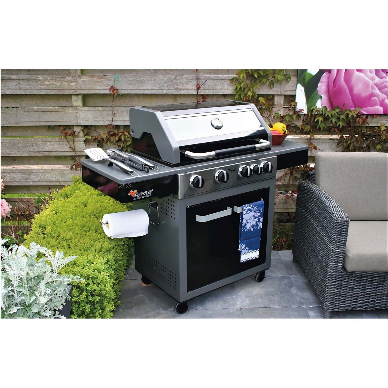 Fervor Ranger 410 4 Burner Gas BBQ Homebase