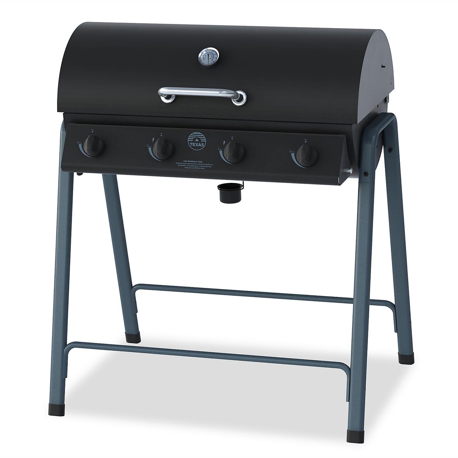 Texas Barrel 4 Burner Gas BBQ Homebase