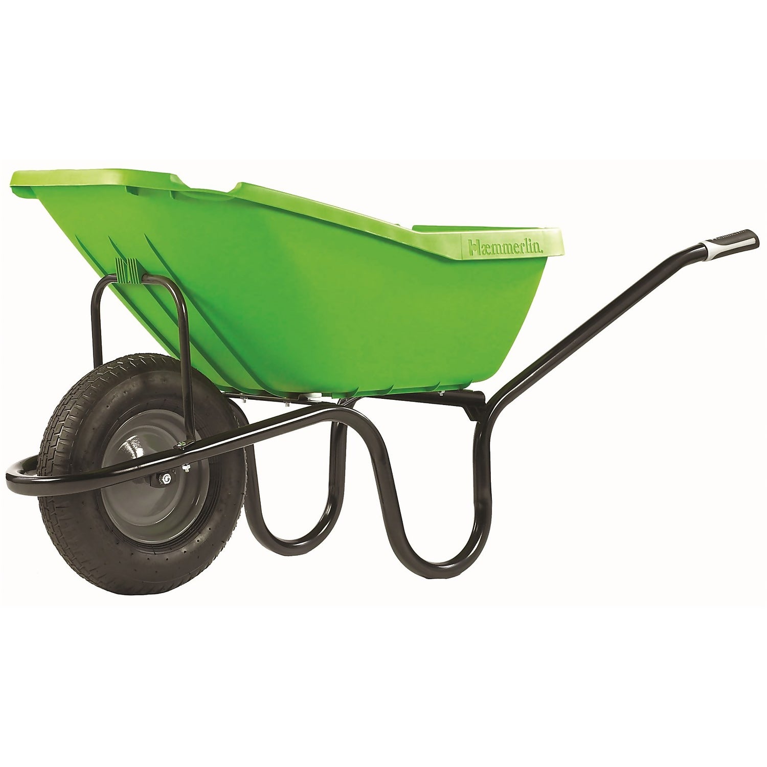 Haemmerlin 5200 Pick Up Pneumatic Green Wheelbarrow (110L) Homebase