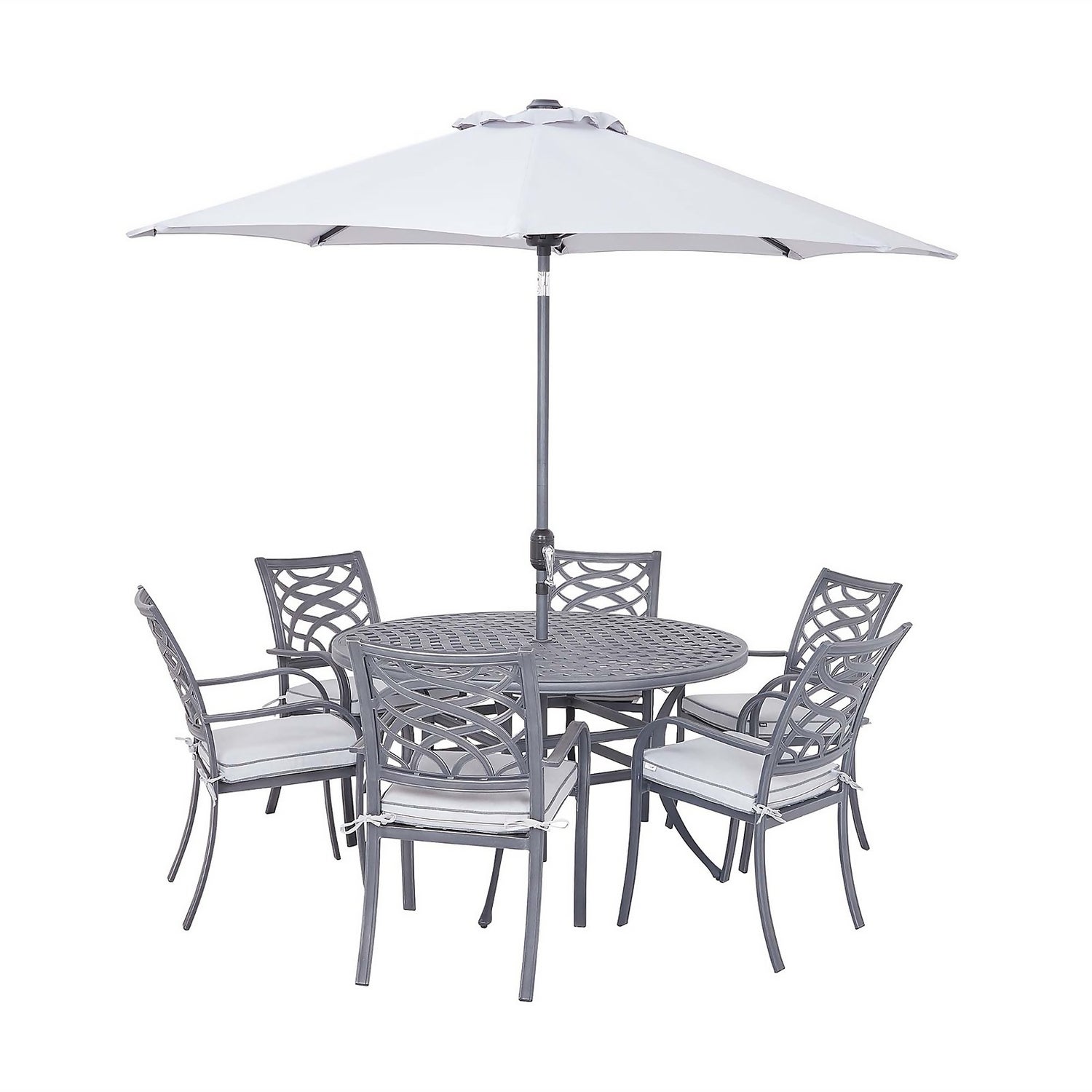 Tuscany 6 Seater Garden Dining Set | Homebase