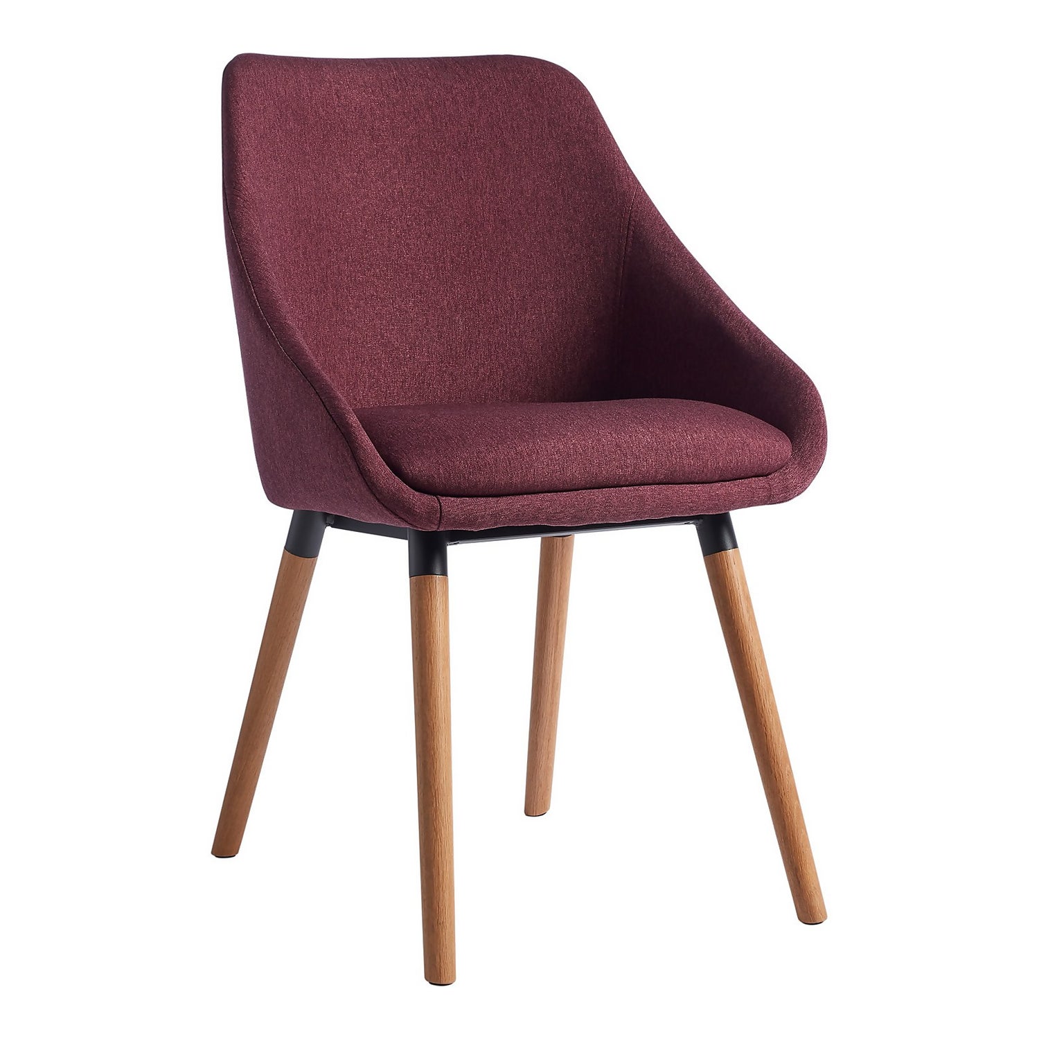 Milly Dining Chair Plum Set of 2 Homebase