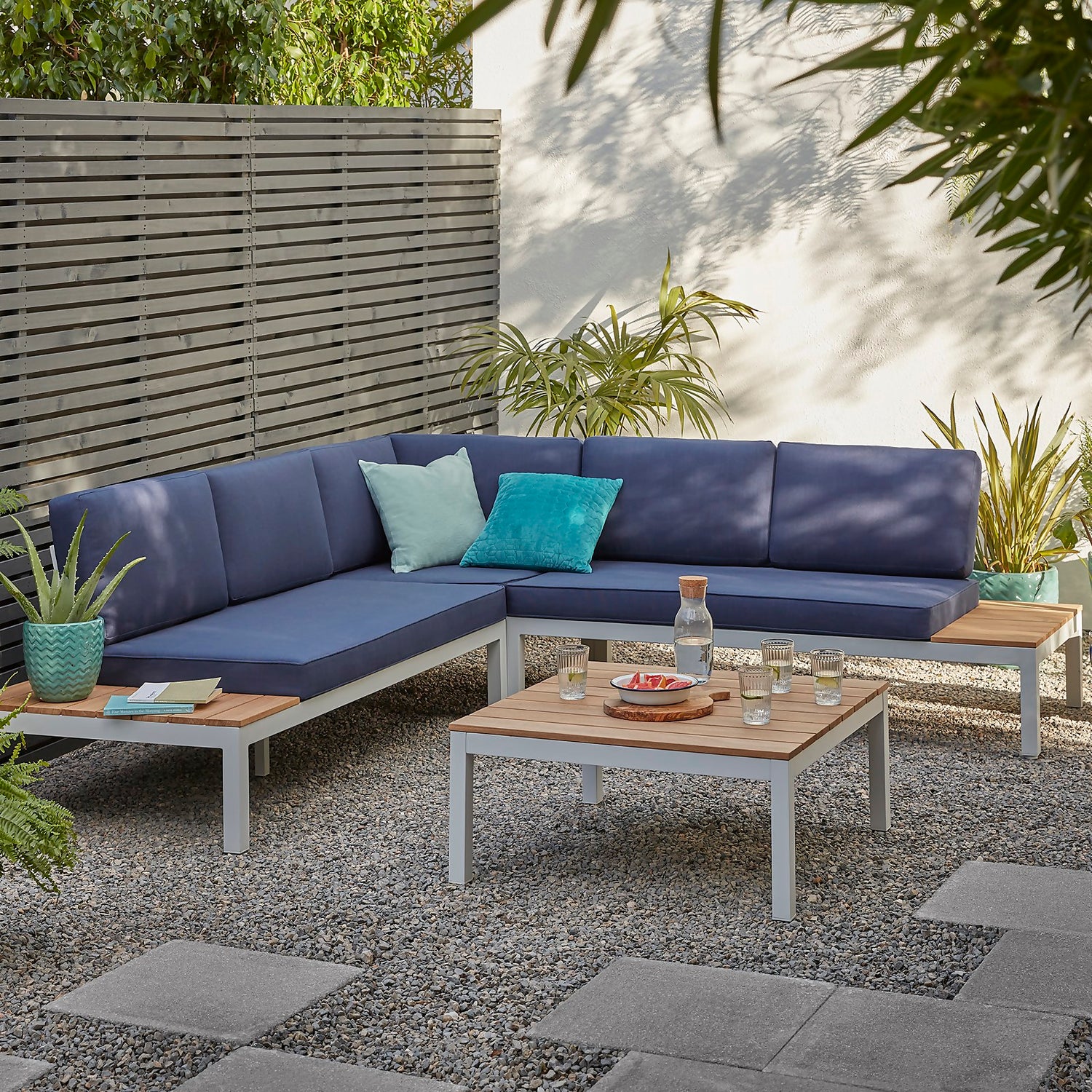 Homebase Corner Sofa Garden
