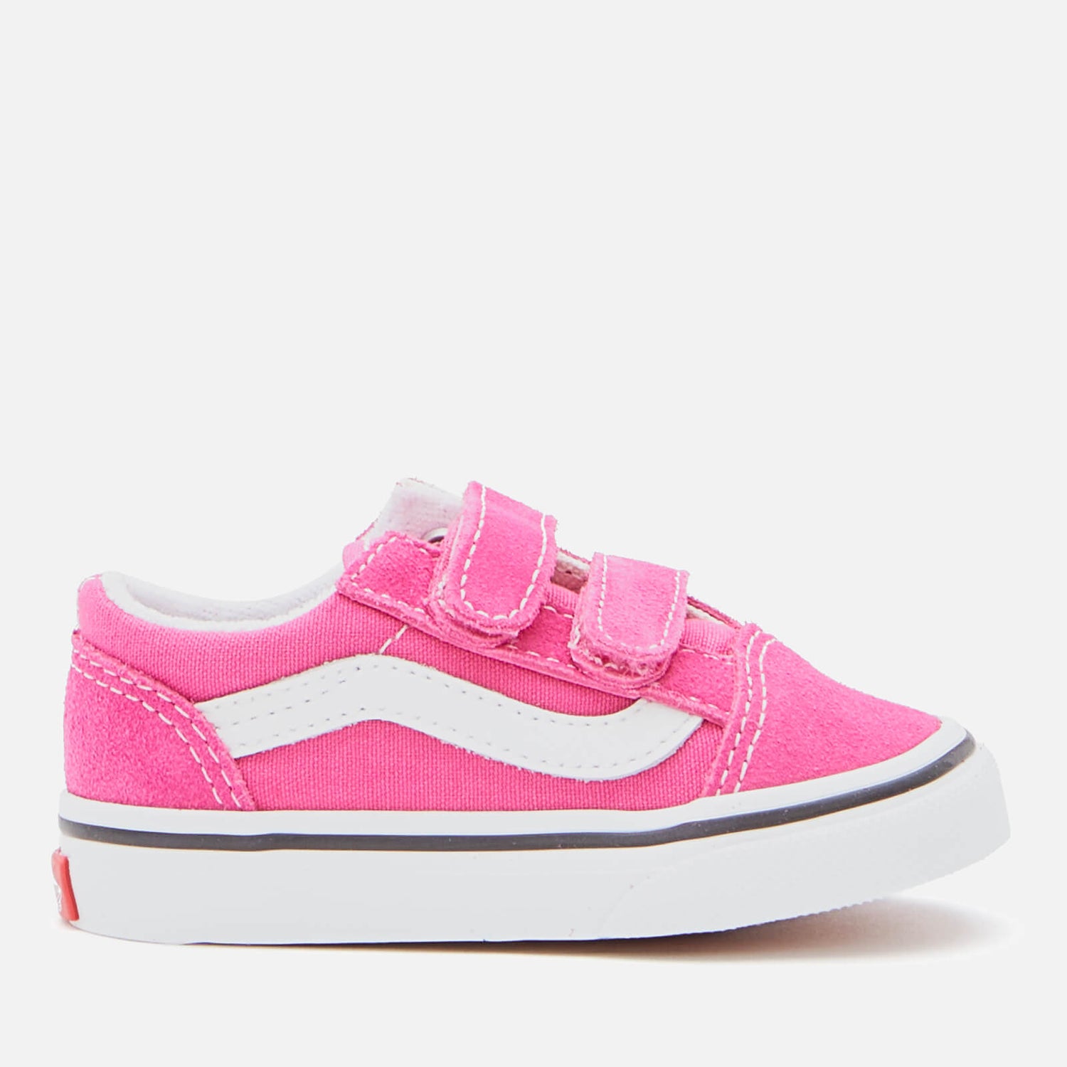 Vans Toddlers' Old Skool Velcro Trainers - Fuchsia Purple | TheHut.com