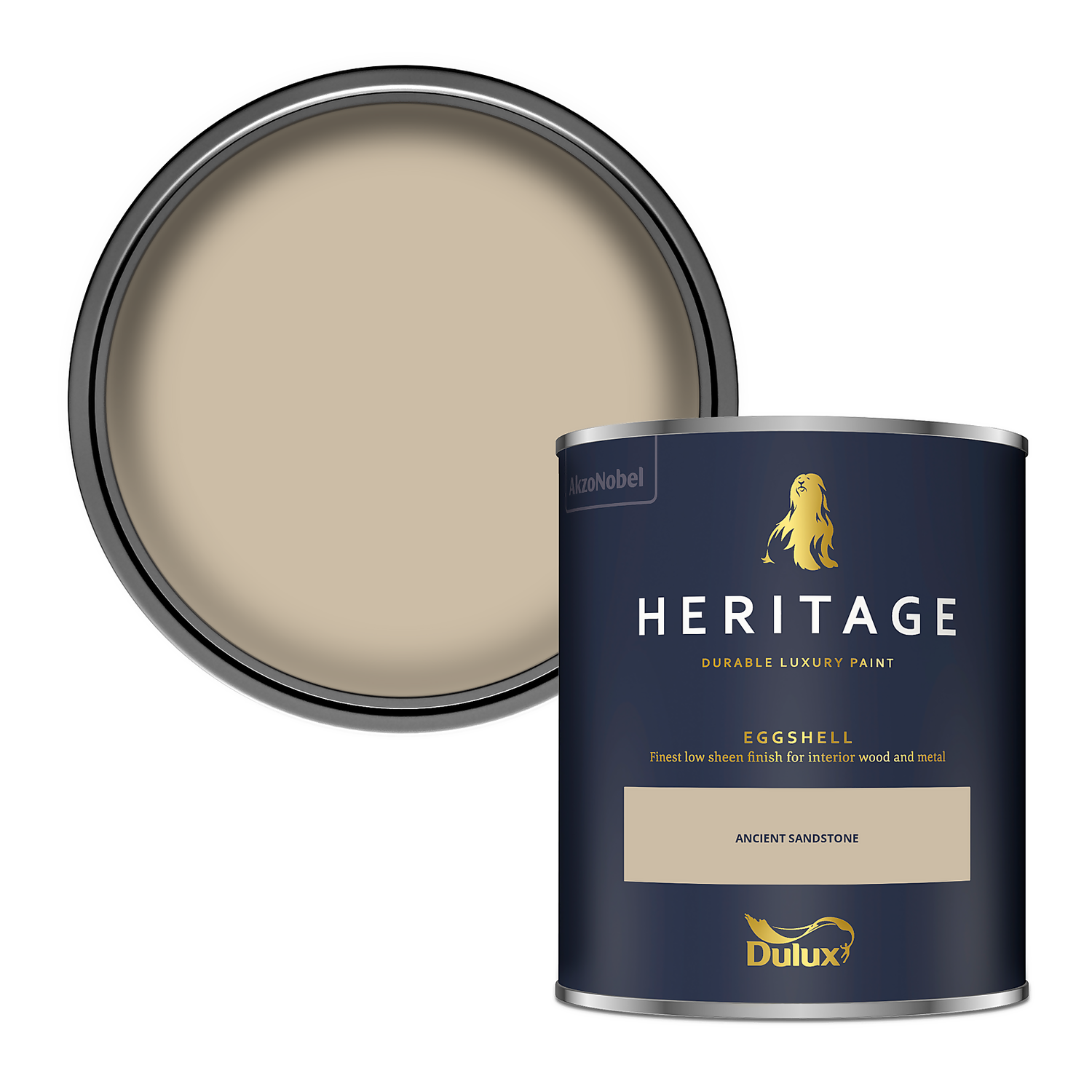 Dulux Heritage Eggshell Paint Ancient Sandstone 750ml Homebase