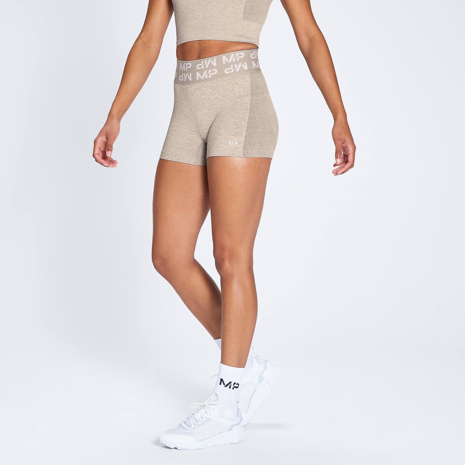 MP Curve Women's Booty Shorts Sesame