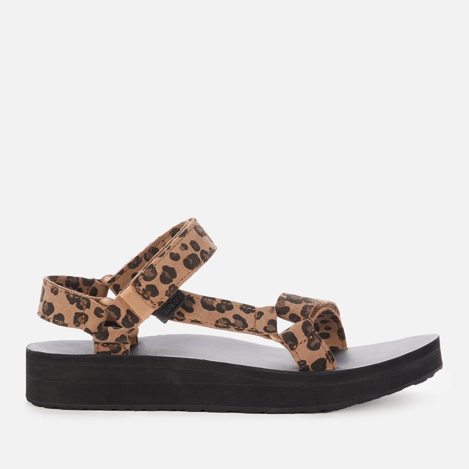 leopard teva flatform