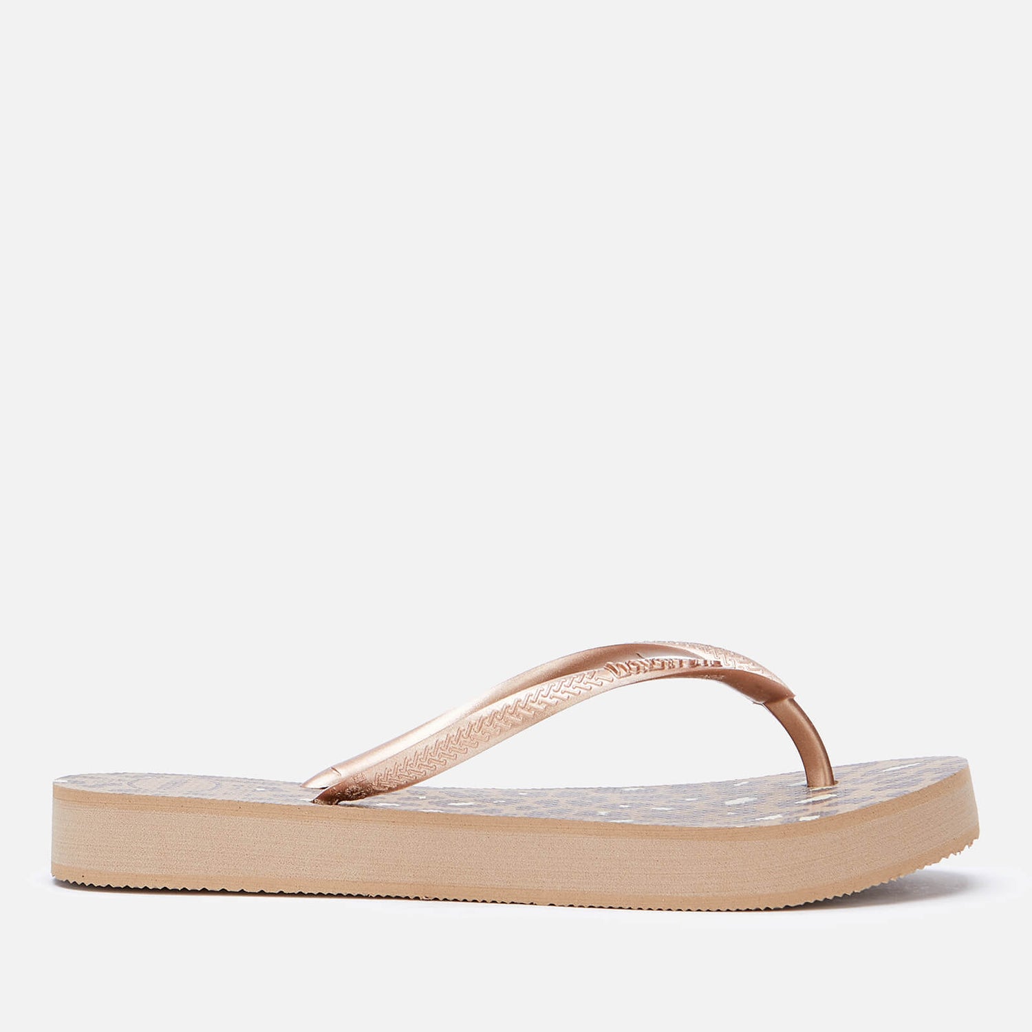 Havaianas Women's Slim Flatform Animals Flip Flops - Rose Gold | TheHut.com