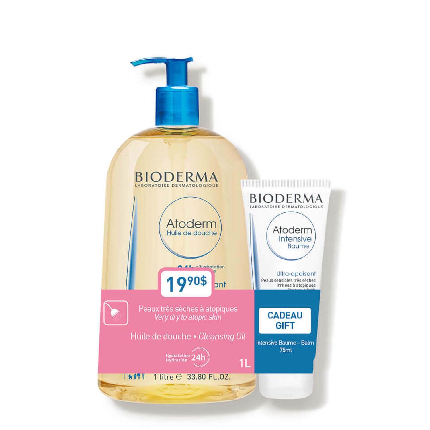 Bioderma Atoderm Cleansing Oil Intensive Balm Bundle (2 piece) Dermstore