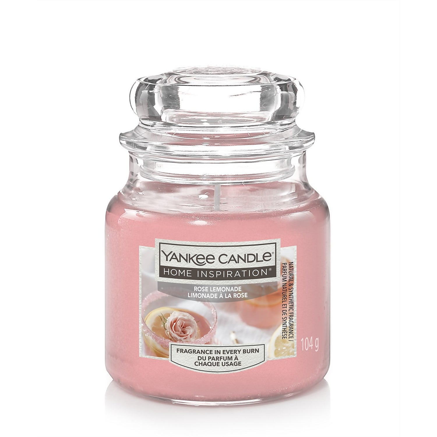 Yankee Home Inspiration Small Jar Rose Lemonade Homebase