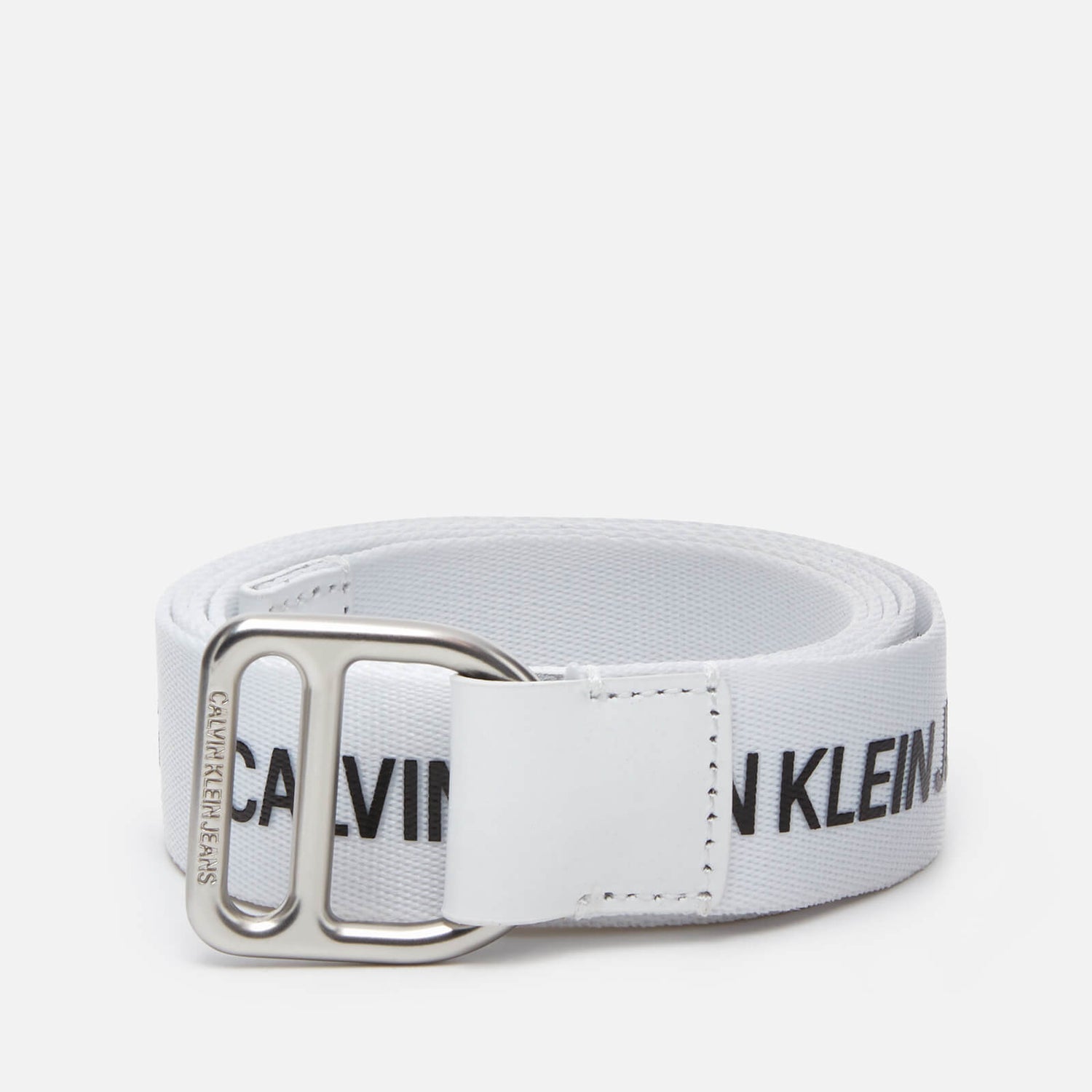 Calvin Klein Jeans Women's Slider bing Belt 30mm Bright White