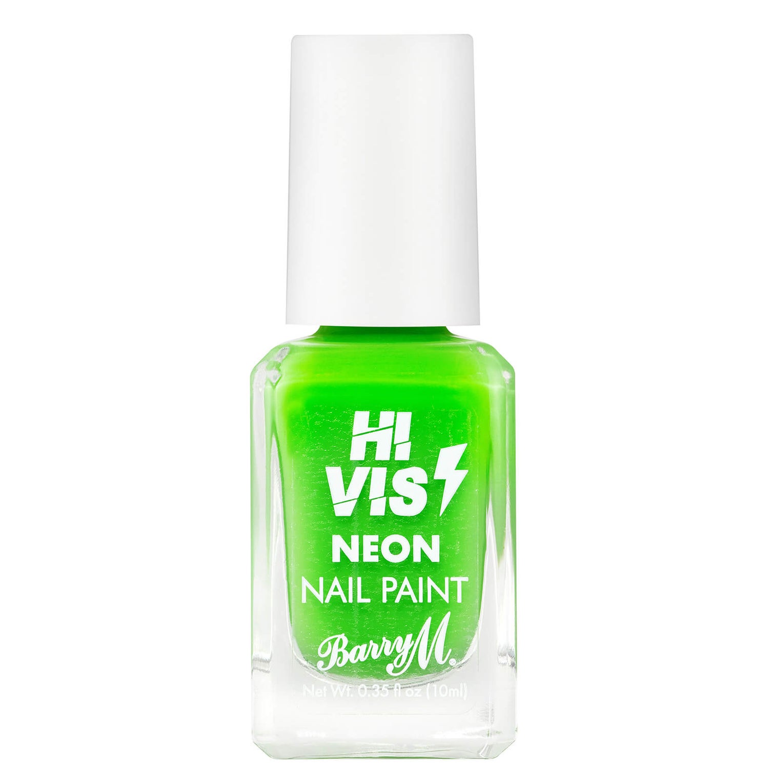 Barry M Cosmetics Hi Vis Nail Paint Electric Lime 10ml LOOKFANTASTIC