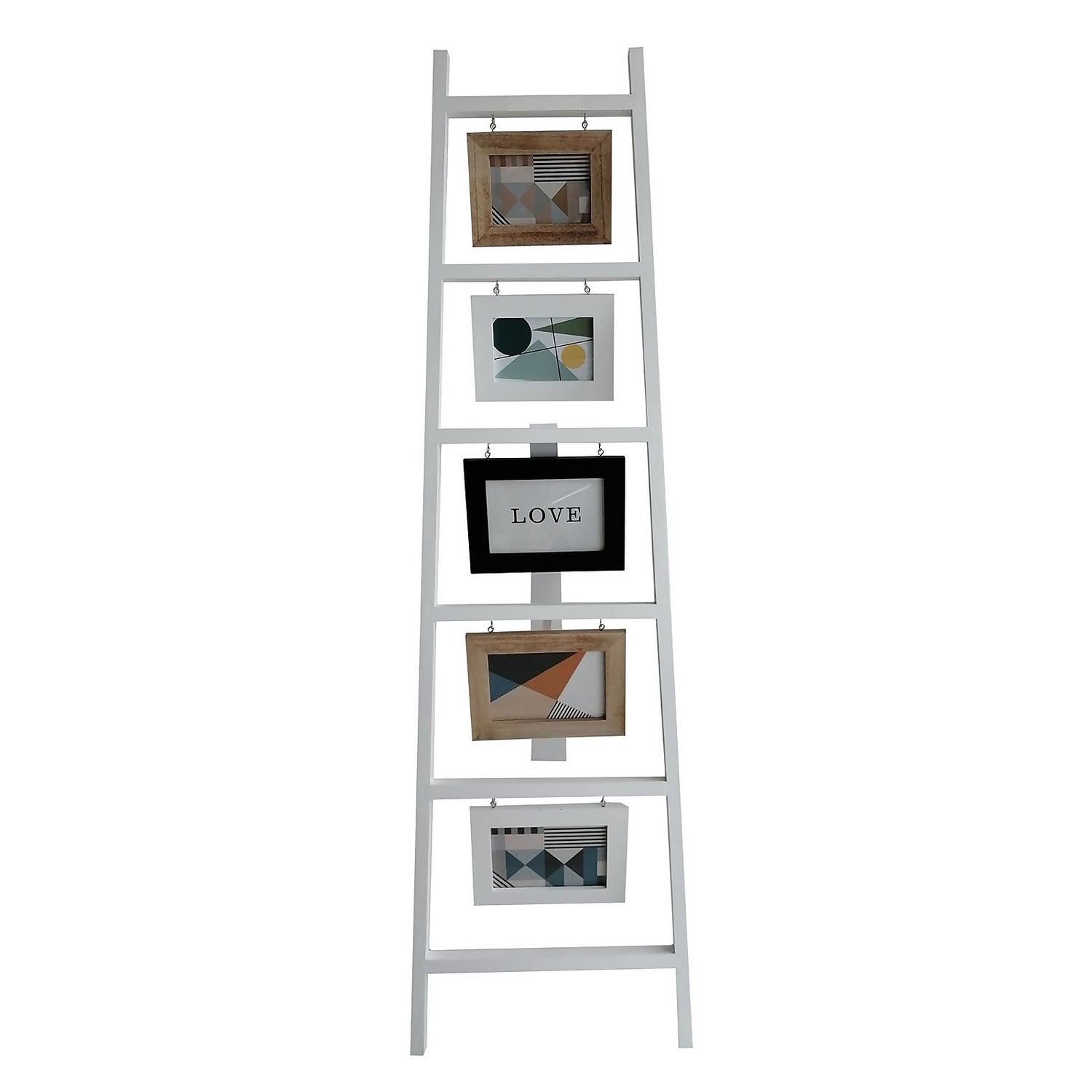 Ladder Photo Frame Grey Homebase