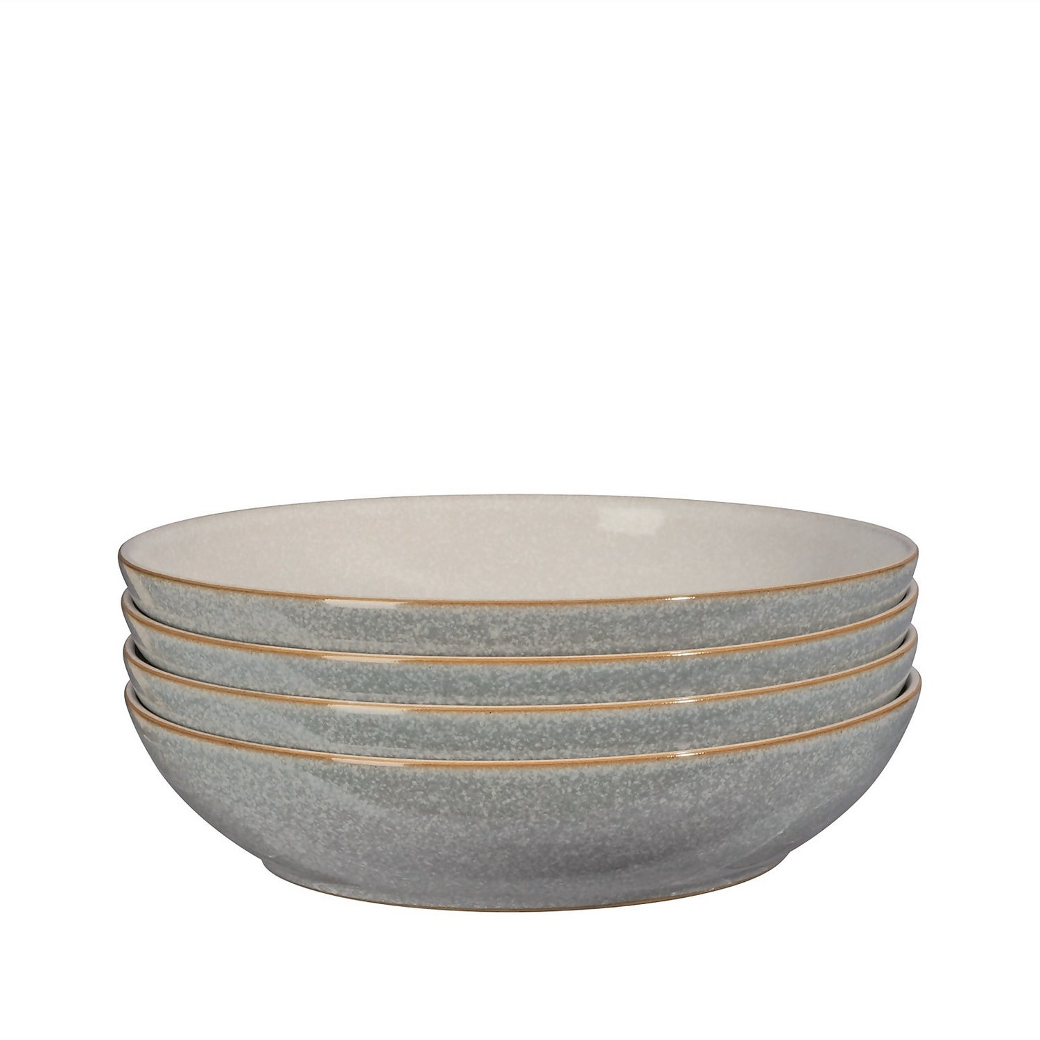 Elements Pasta Bowls Light Grey 4 Piece Set Homebase