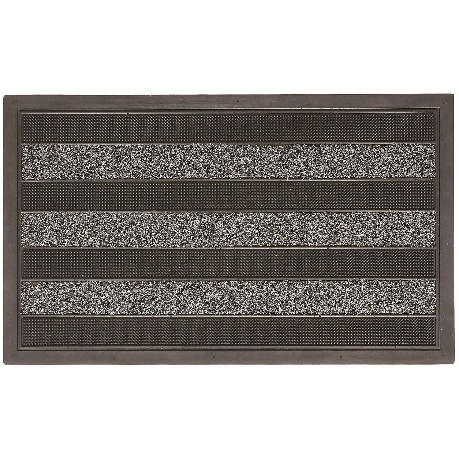 Cactus Grey Scraper Doormat 45 x 75cm Homebase