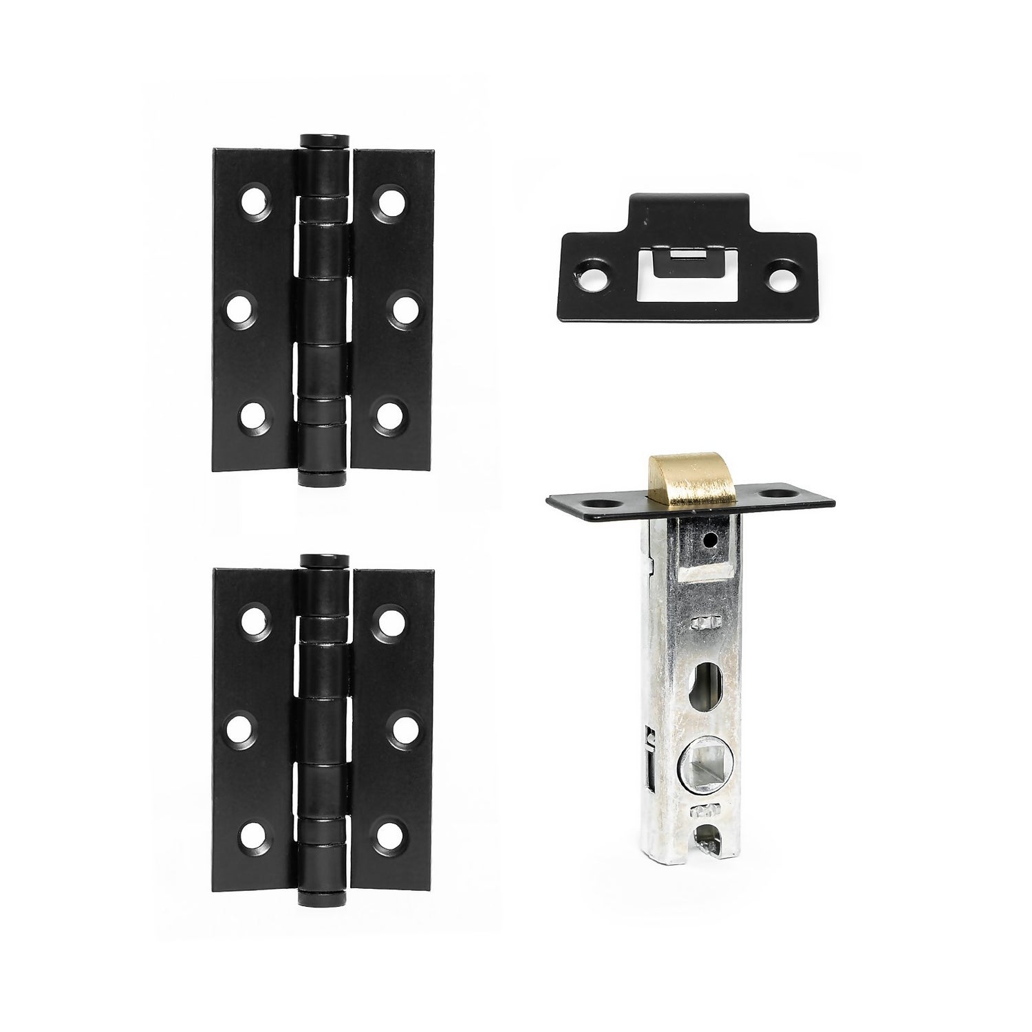 Sandleford 64mm Premium Door Latch Pack Matt Black Homebase