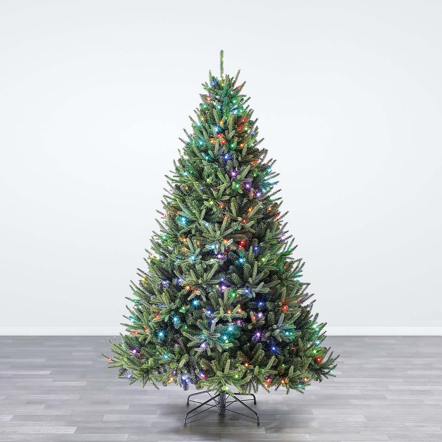 Evergreen Classics 7.5ft Foxwood Fir Colour Blast Tunes Christmas Tree Homebase