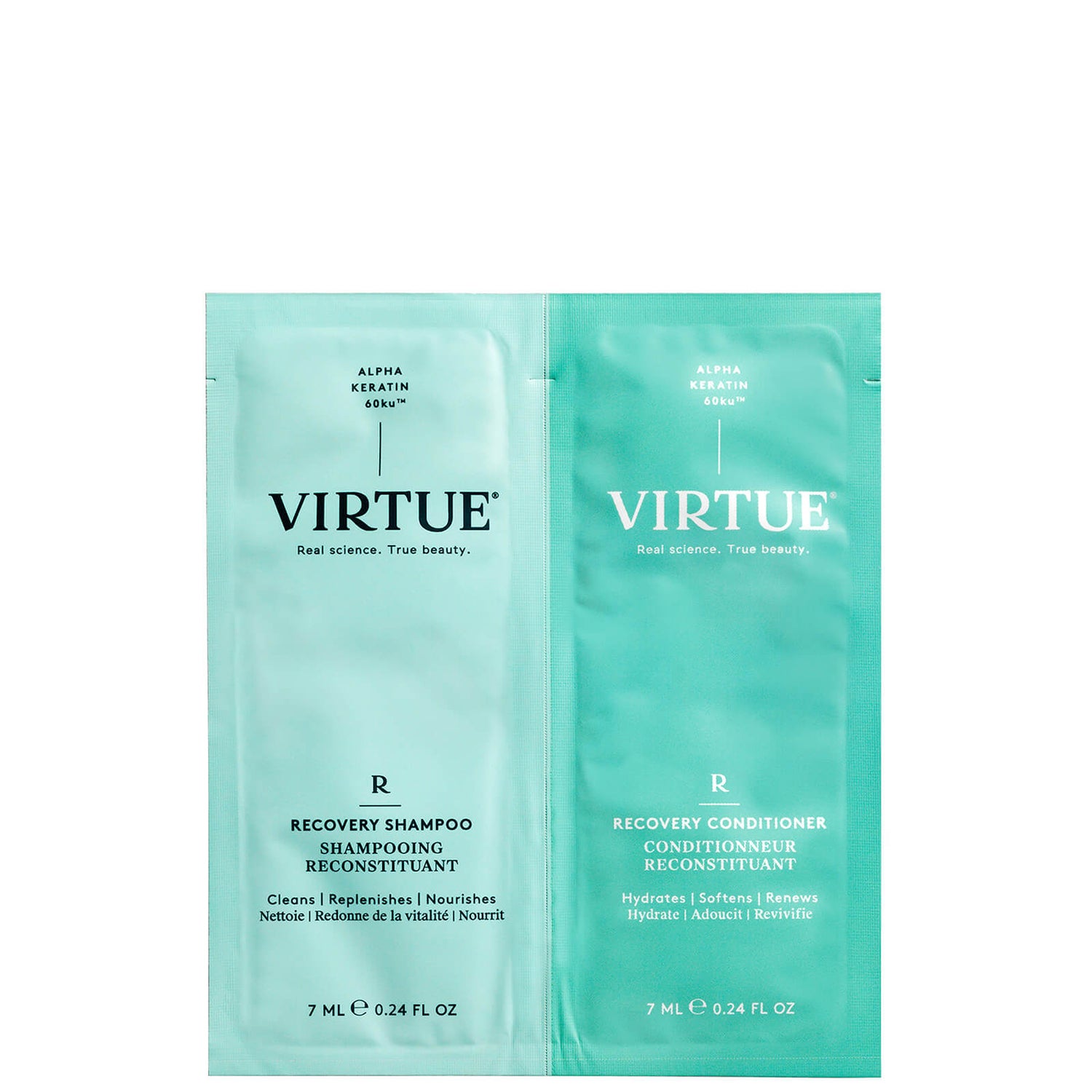 VIRTUE Recovery Duo Shampoo and Conditioner 14ml Cult Beauty