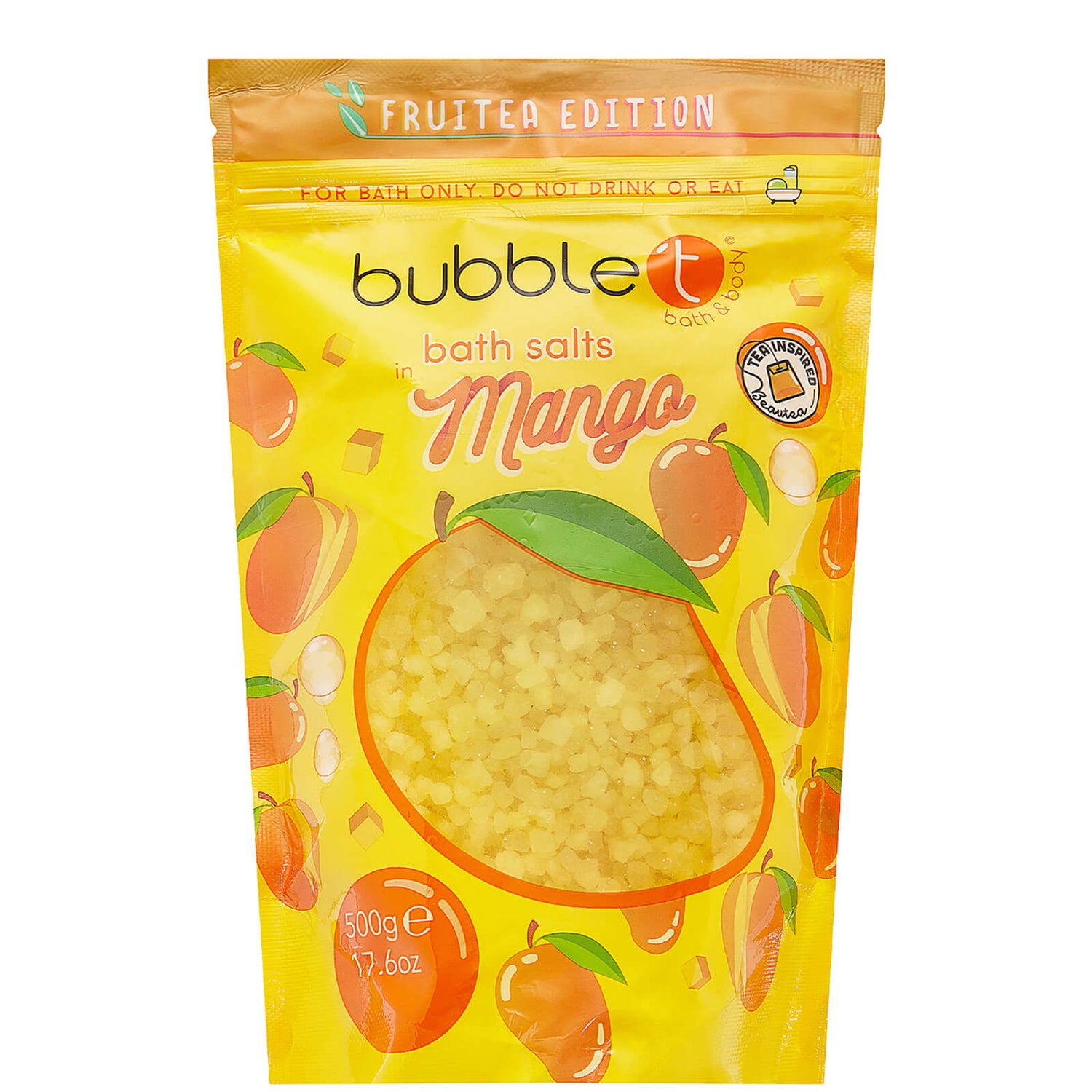 Bubble T Bath Salts Mango 500g lookfantastic Singapore