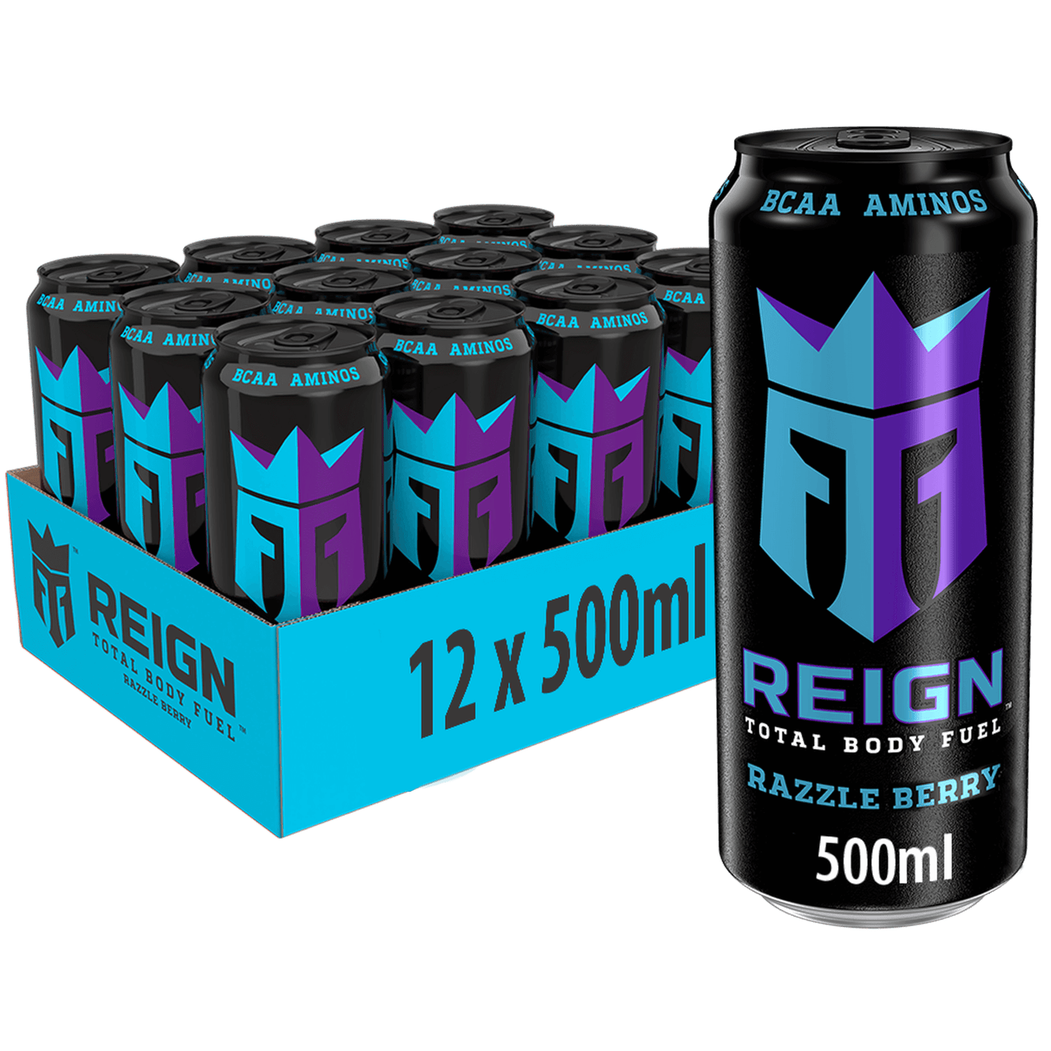 Reign Razzle Berry x 12 Individual Cans Your Coca Cola UK