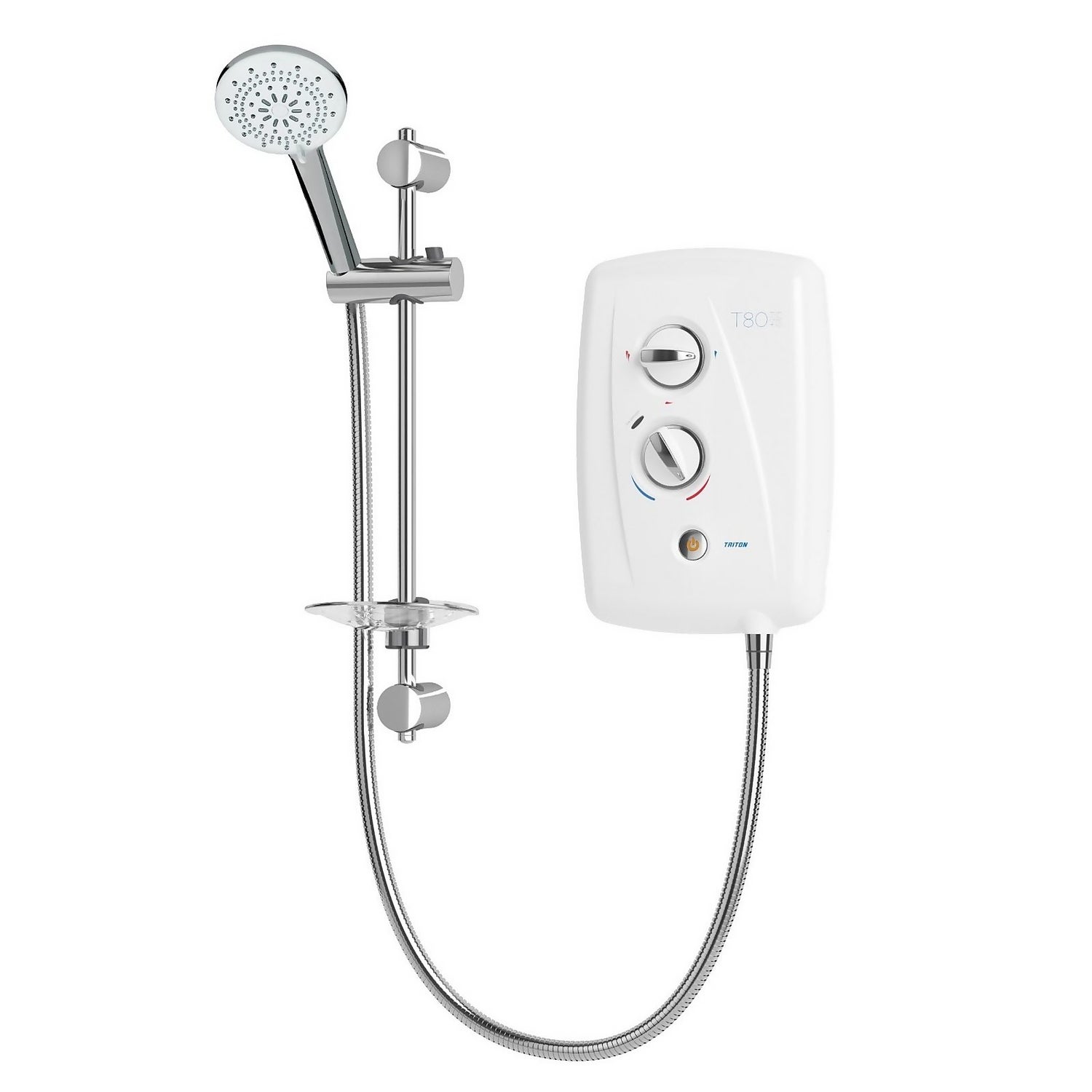 T80 EasiFit+ 8.5kW Electric Shower White Homebase