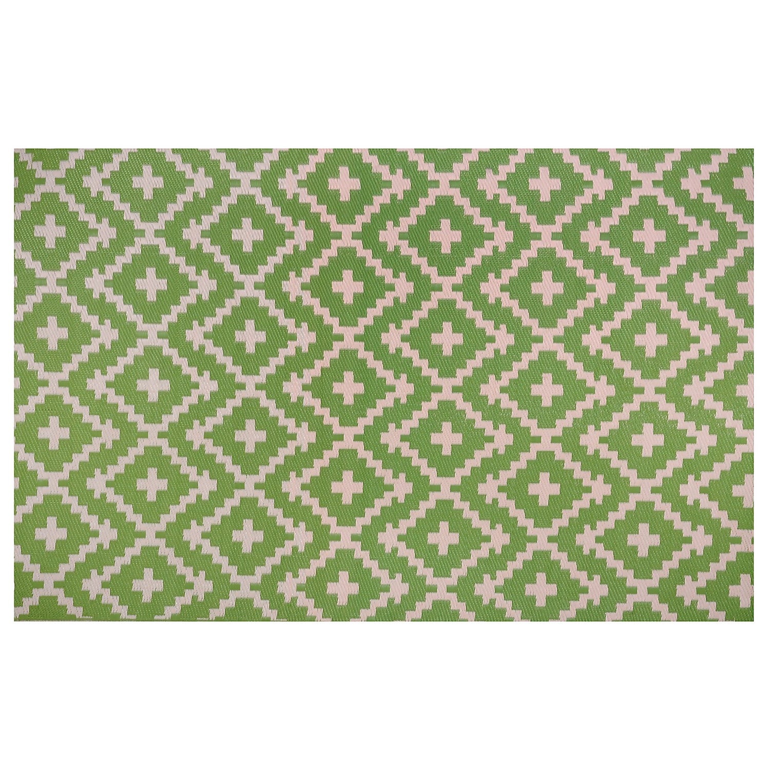 Homebase Outdoor Mat Green 120 X 180cm Homebase
