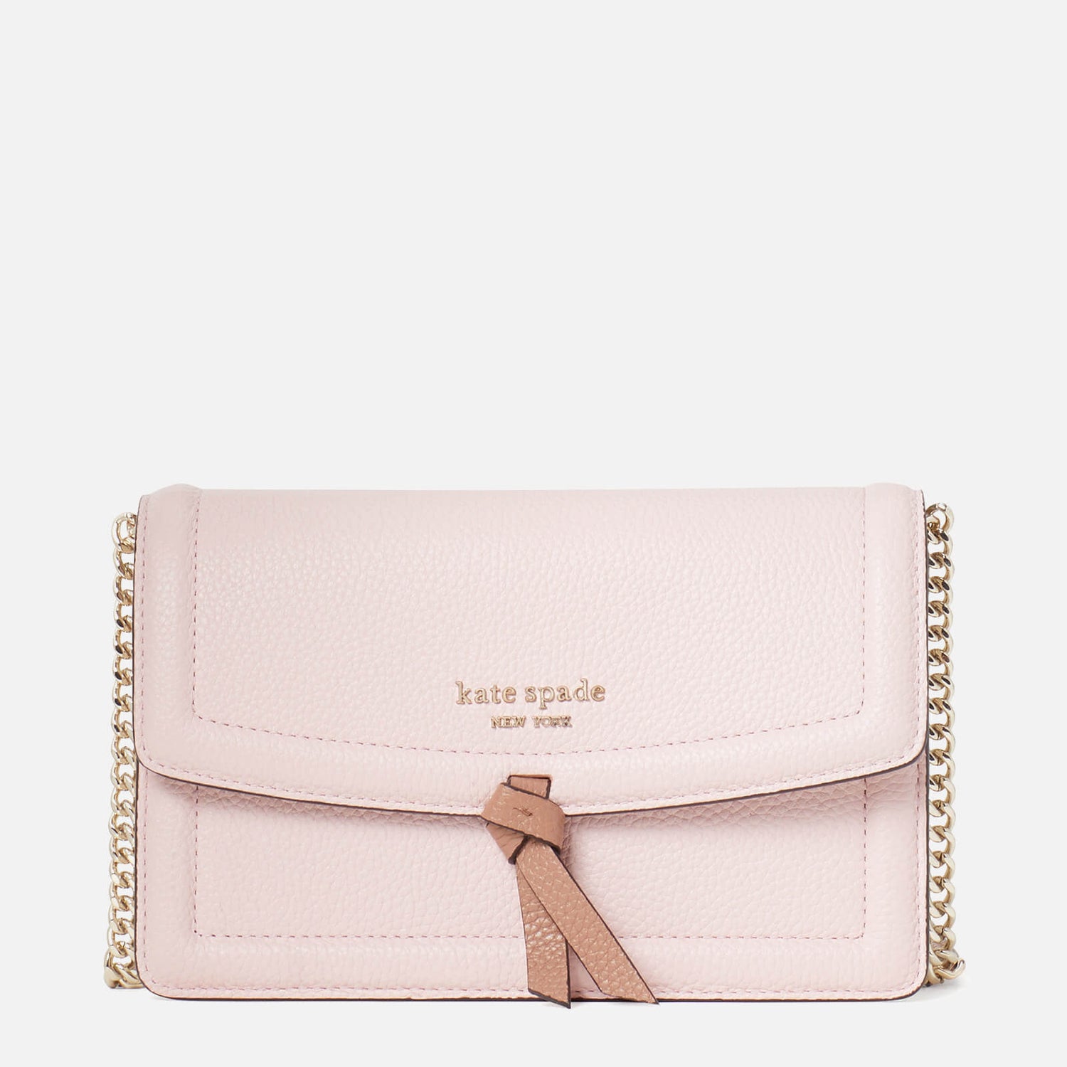Kate Spade New York Women's Knott Flap Cross Body Bag - Chalk Pink ...