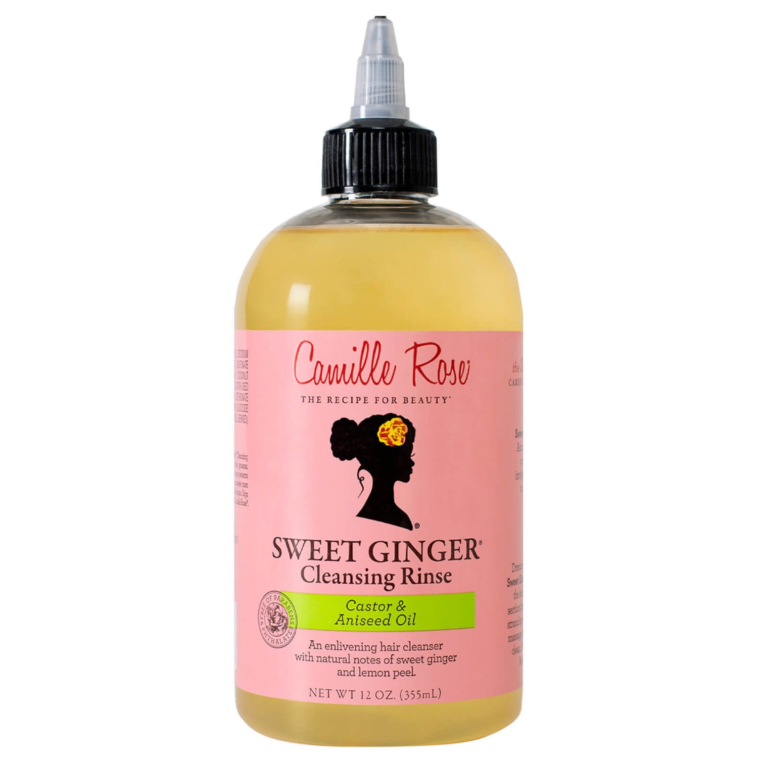 Camille Rose Sweet Ginger Cleansing Rinse Shampoo 355ml Gratis