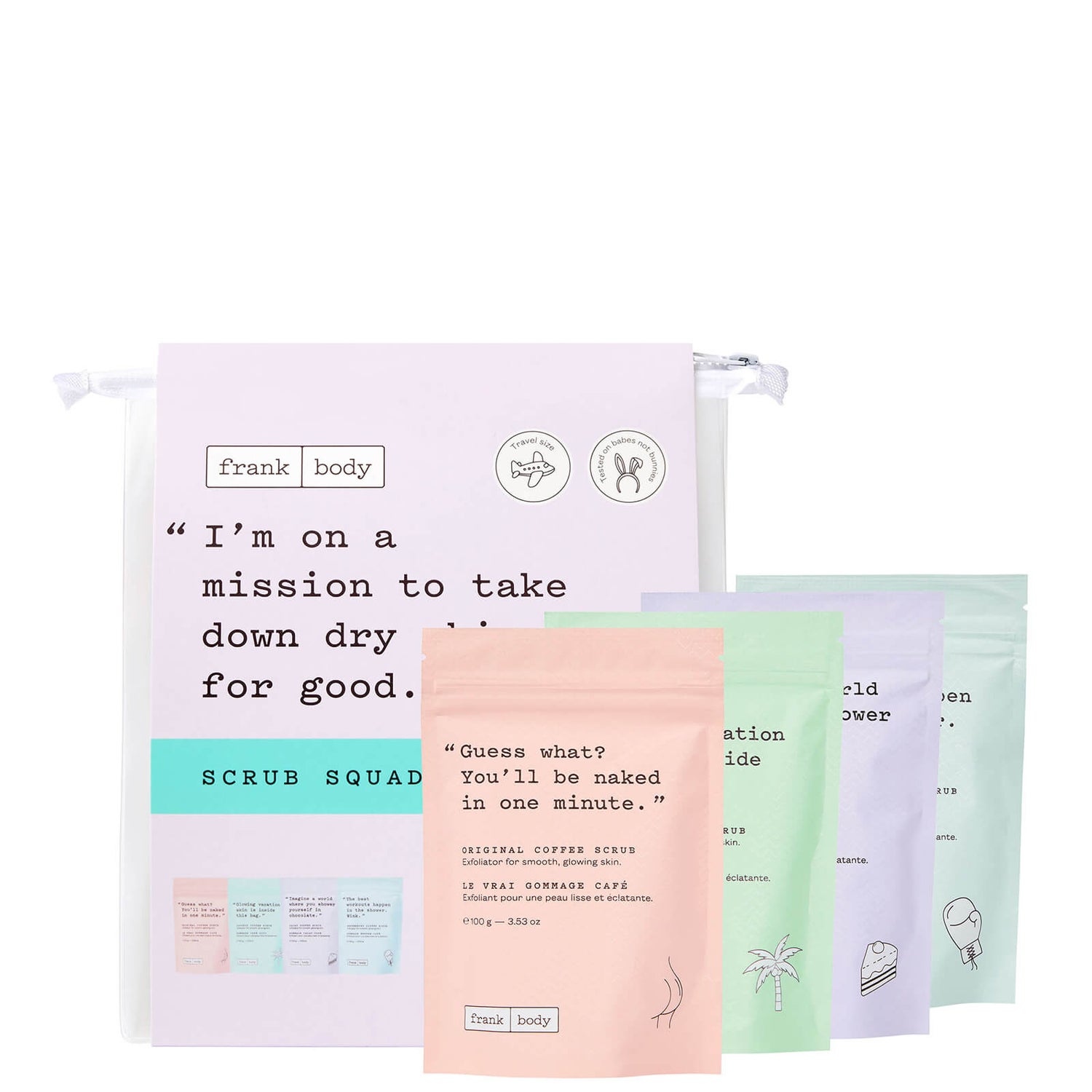 Frank Body Scrub Squad Kit Koop online bij lookfantastic Netherlands