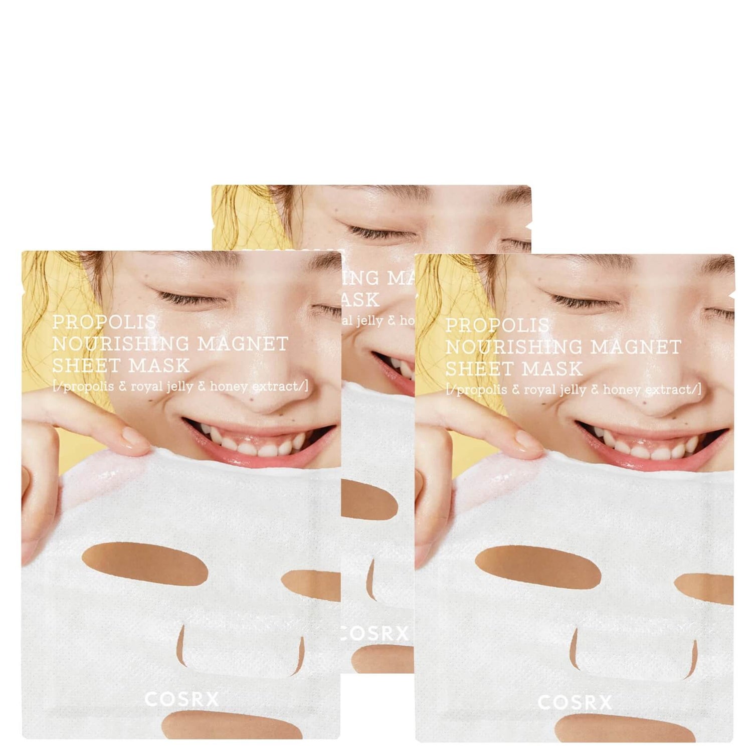 COSRX Full Fit Propolis Nourishing Sheet Mask (Pack of 3