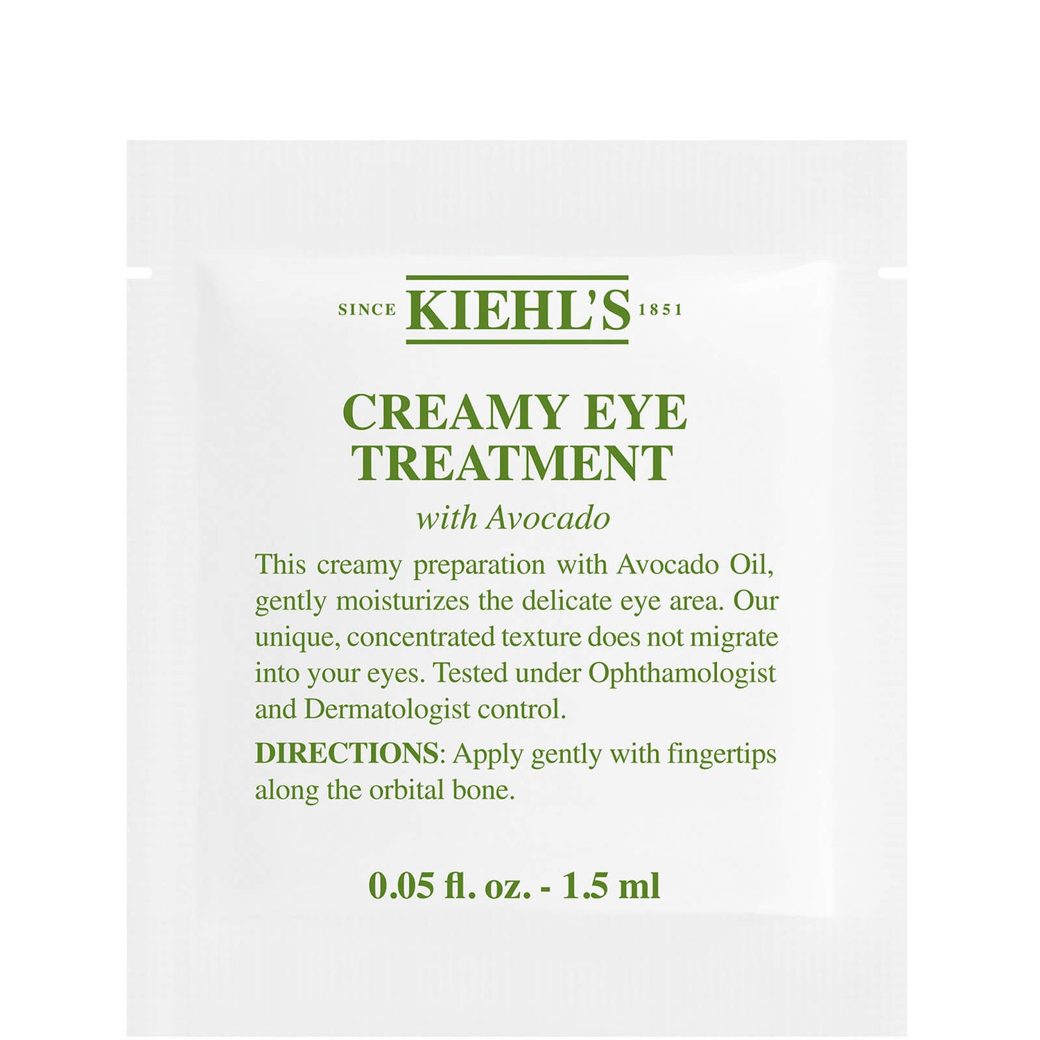 Kiehl's Avocado Eye Cream 1.5ml LOOKFANTASTIC
