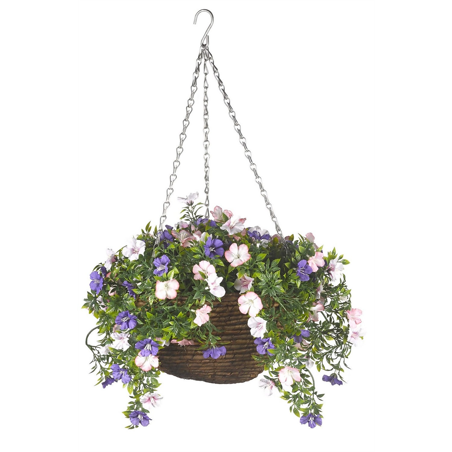 How To Make Artificial Flower Hanging Baskets 