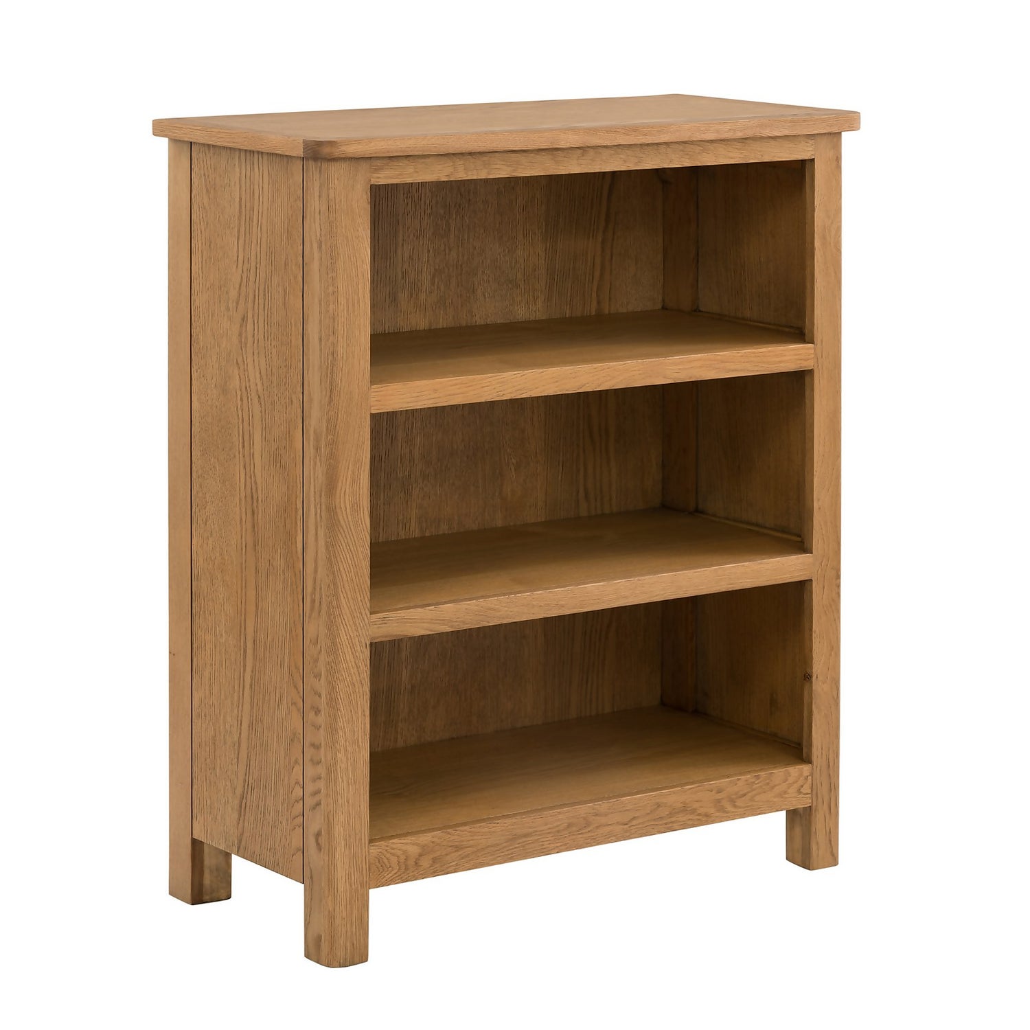 Norbury Low Bookcase Oak Homebase