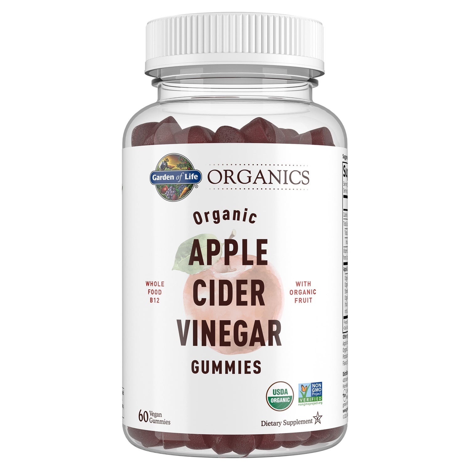 Organics Apple Cider Vinegar 60 Gummies Garden of Life AU