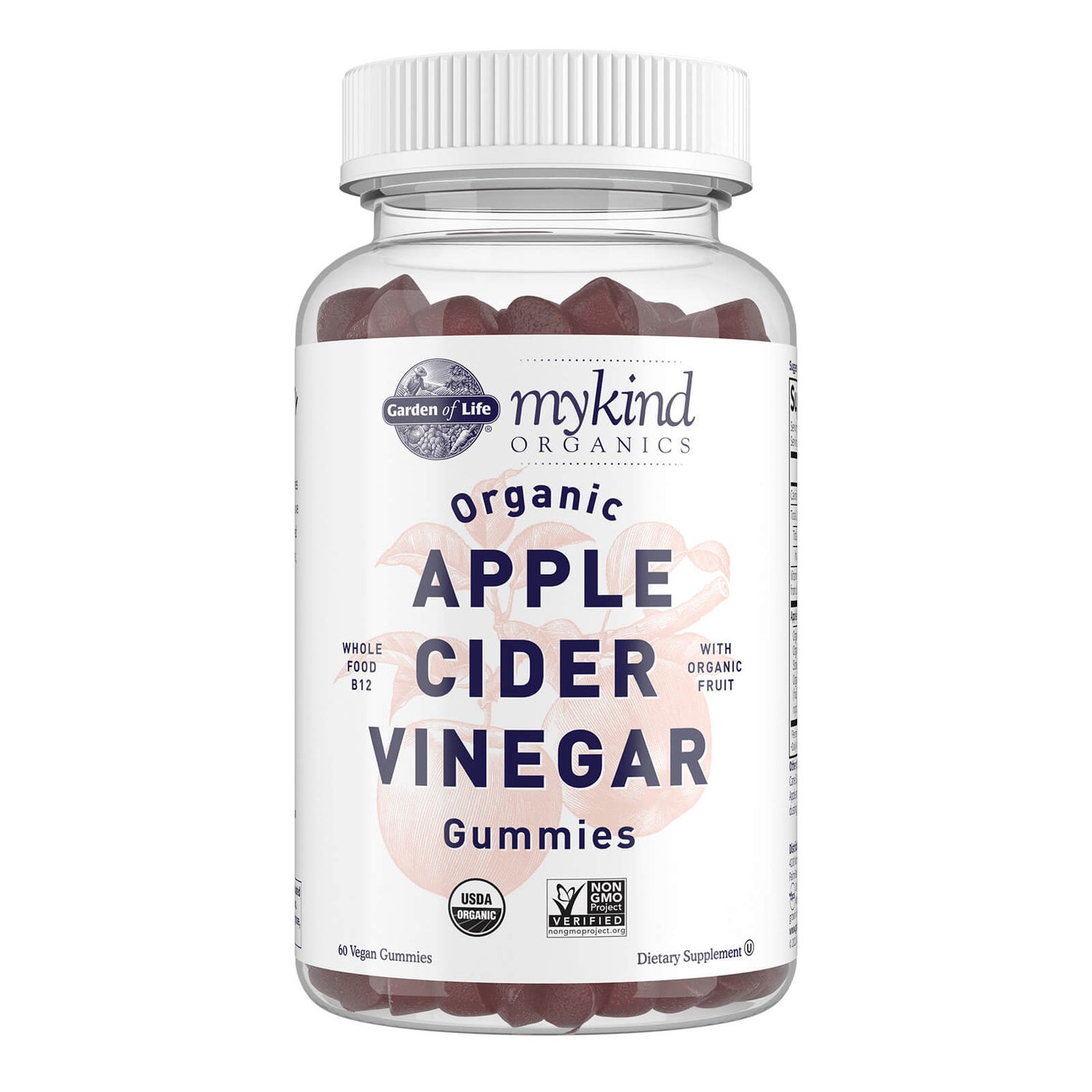 Organics Apple Cider Vinegar 60 Gummies Garden of Life UK