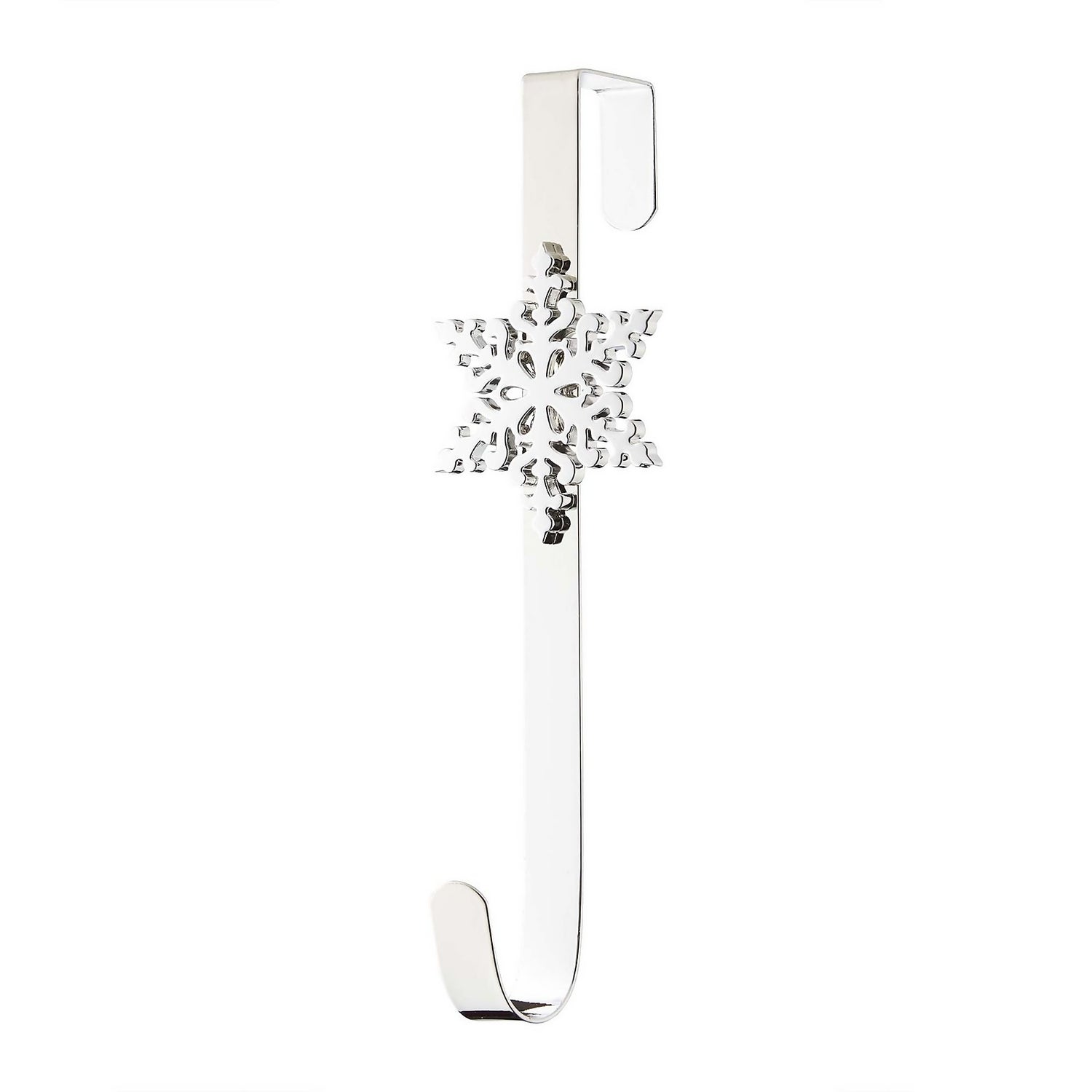 Christmas Chrome Snowflake Wreath Hanger Homebase