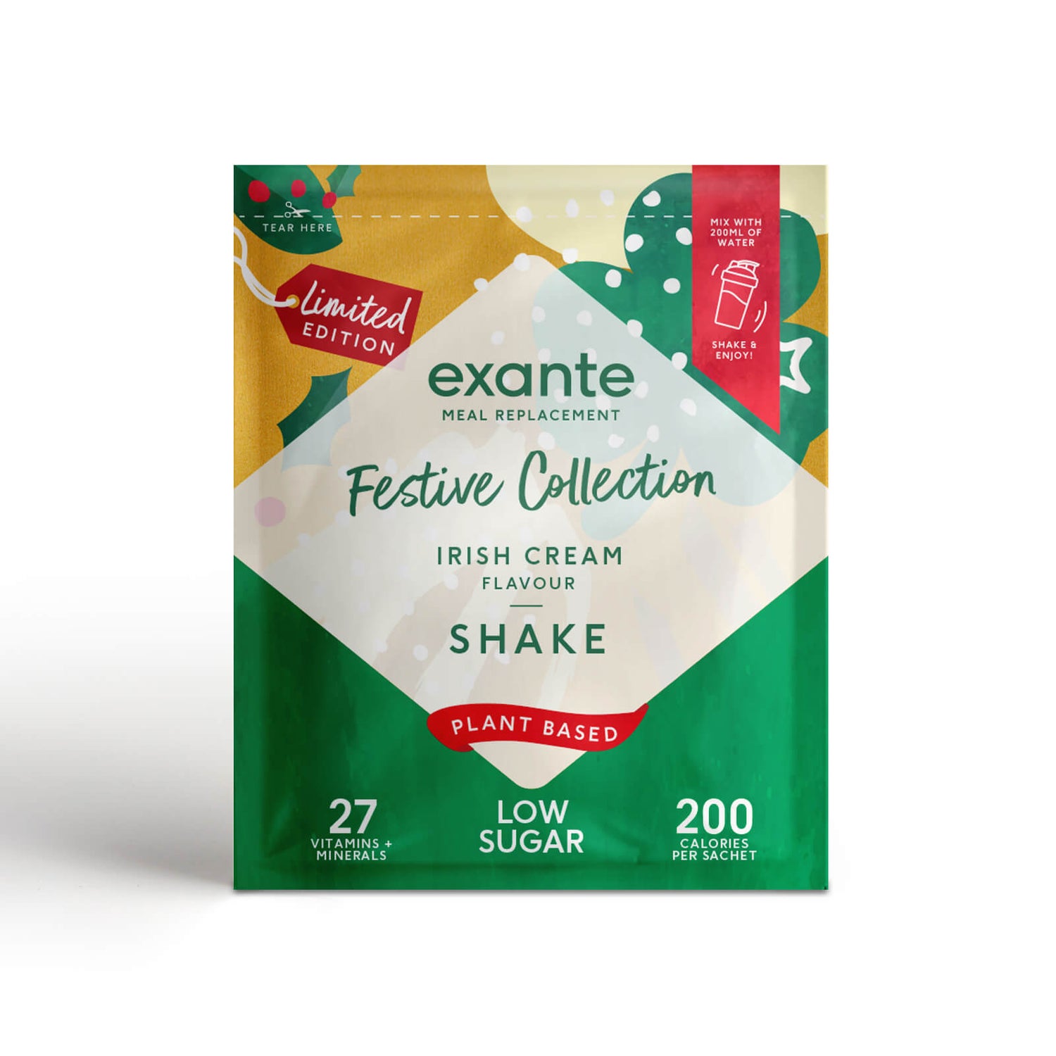 Plant Based Meal Replacement Irish Cream Shake Exante UK