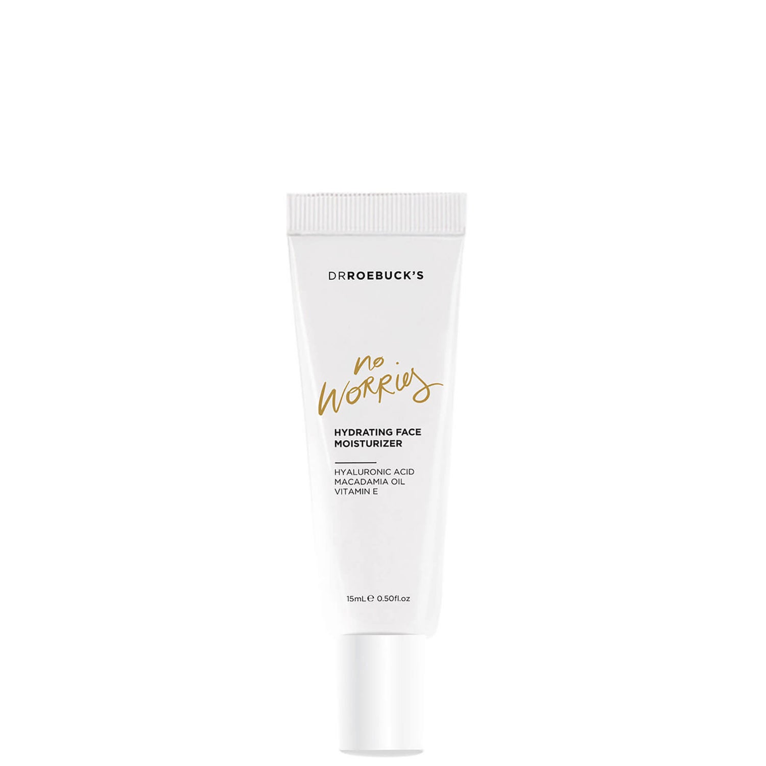 Dr Roebuck's No Worries Hydrating Face Moisturiser 15ml LOOKFANTASTIC