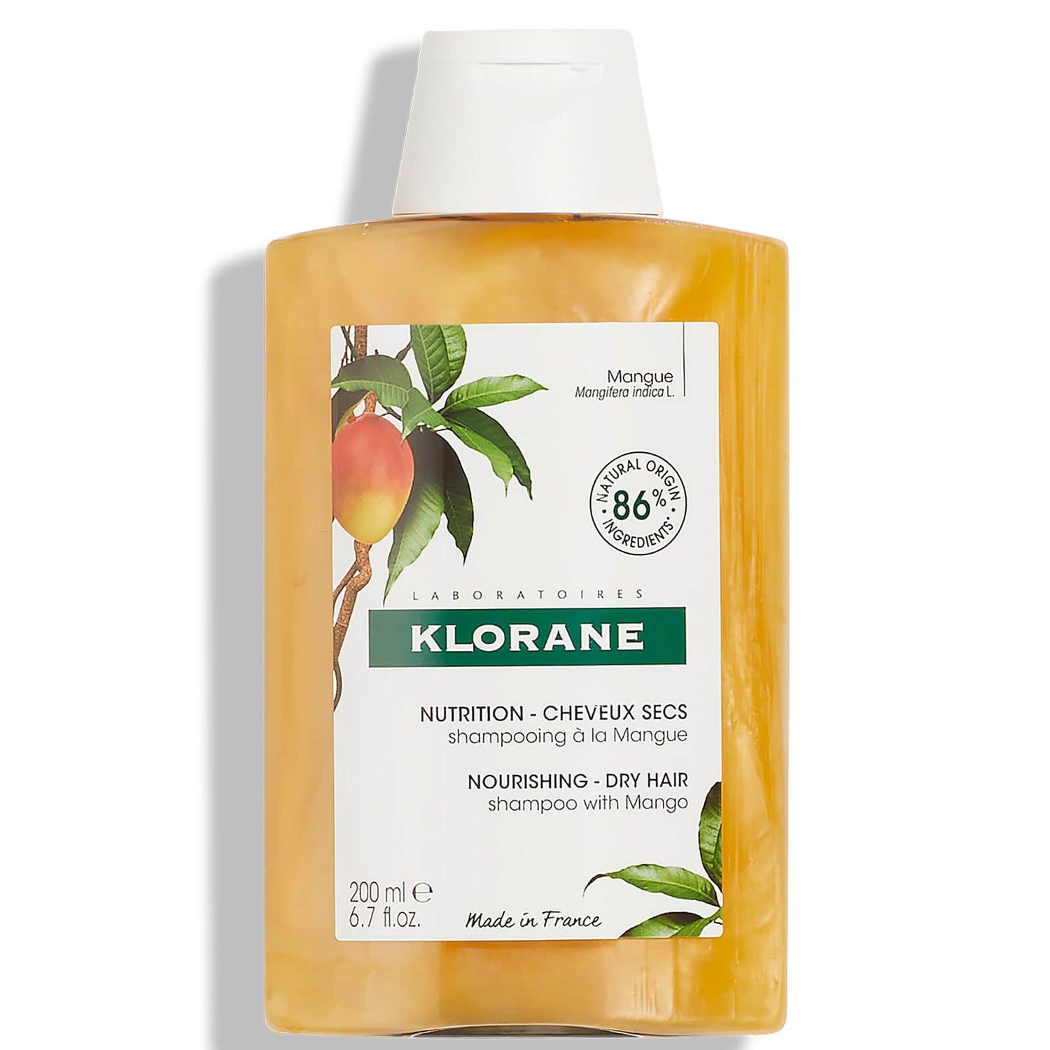 Klorane Mango Shampoo 200ml LOOKFANTASTIC