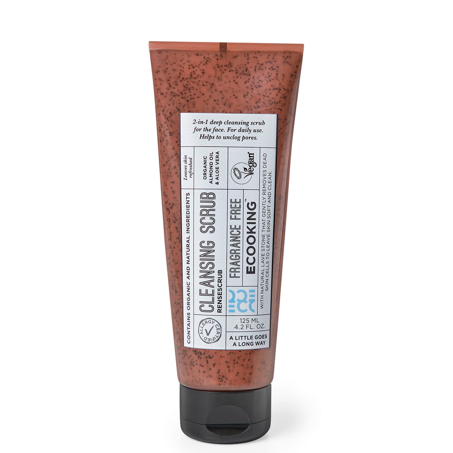 Ecooking Cleansing Face Scrub 125ml LOOKFANTASTIC