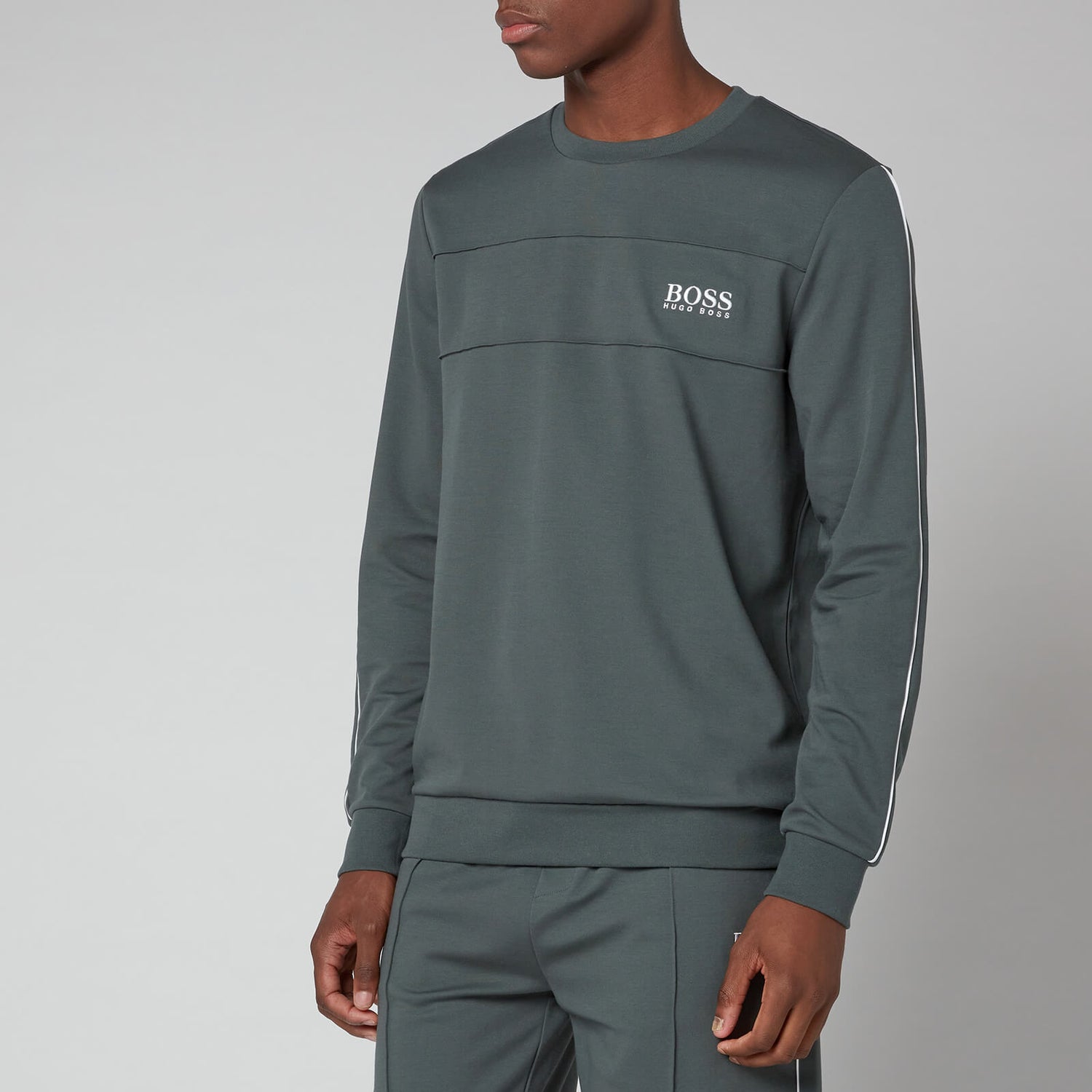 BOSS Bodywear Men's Tracksuit Sweatshirt - Dark Green | TheHut.com